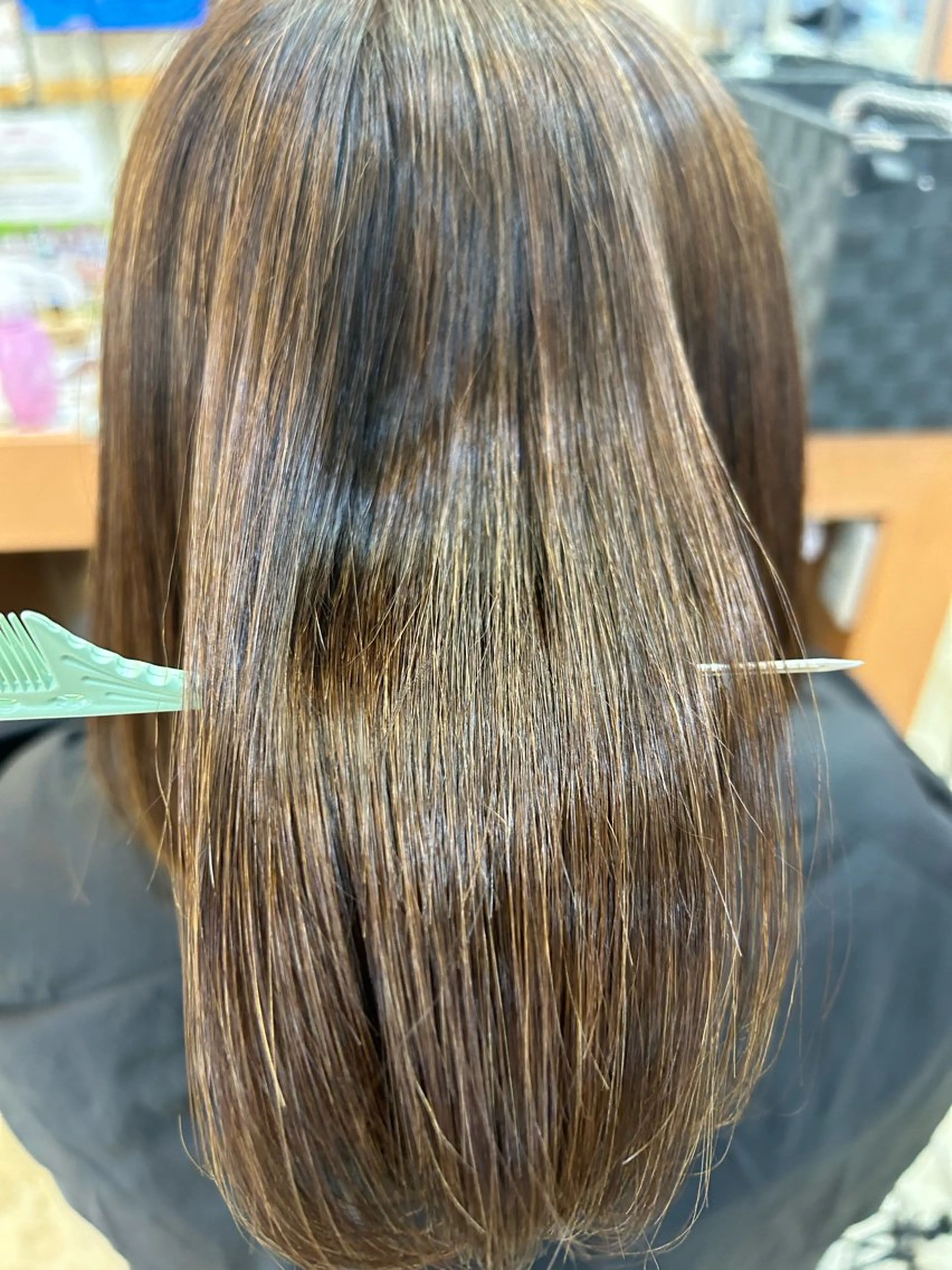 ミディアム 髪質改善 似合わせカット トリートメント 櫻井 千穂のヘアスタイル