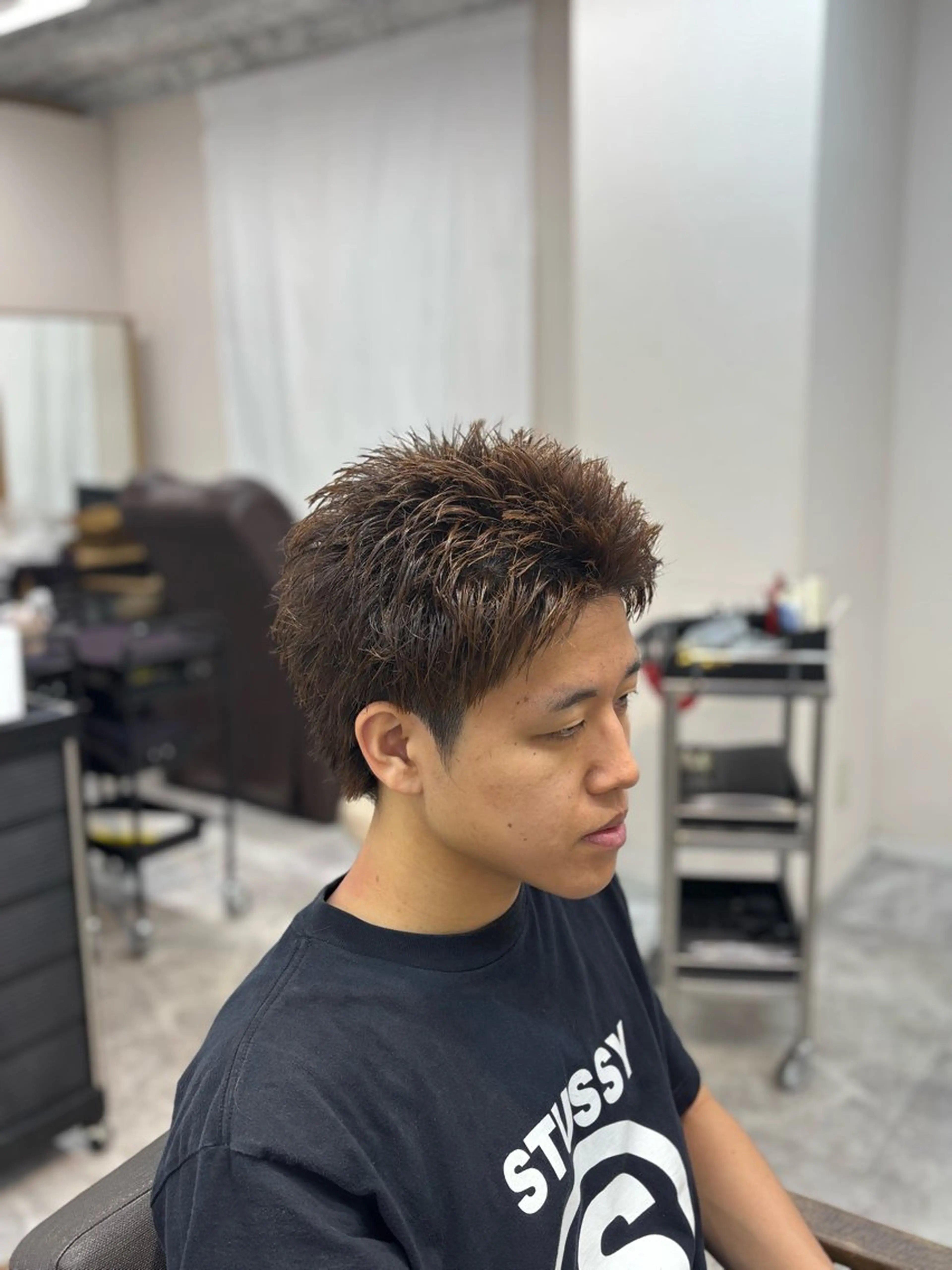 ショート メンズ スパイキーショート ショートヘア DIECE所属・渋谷【メンズ特化】 レンのヘアスタイル