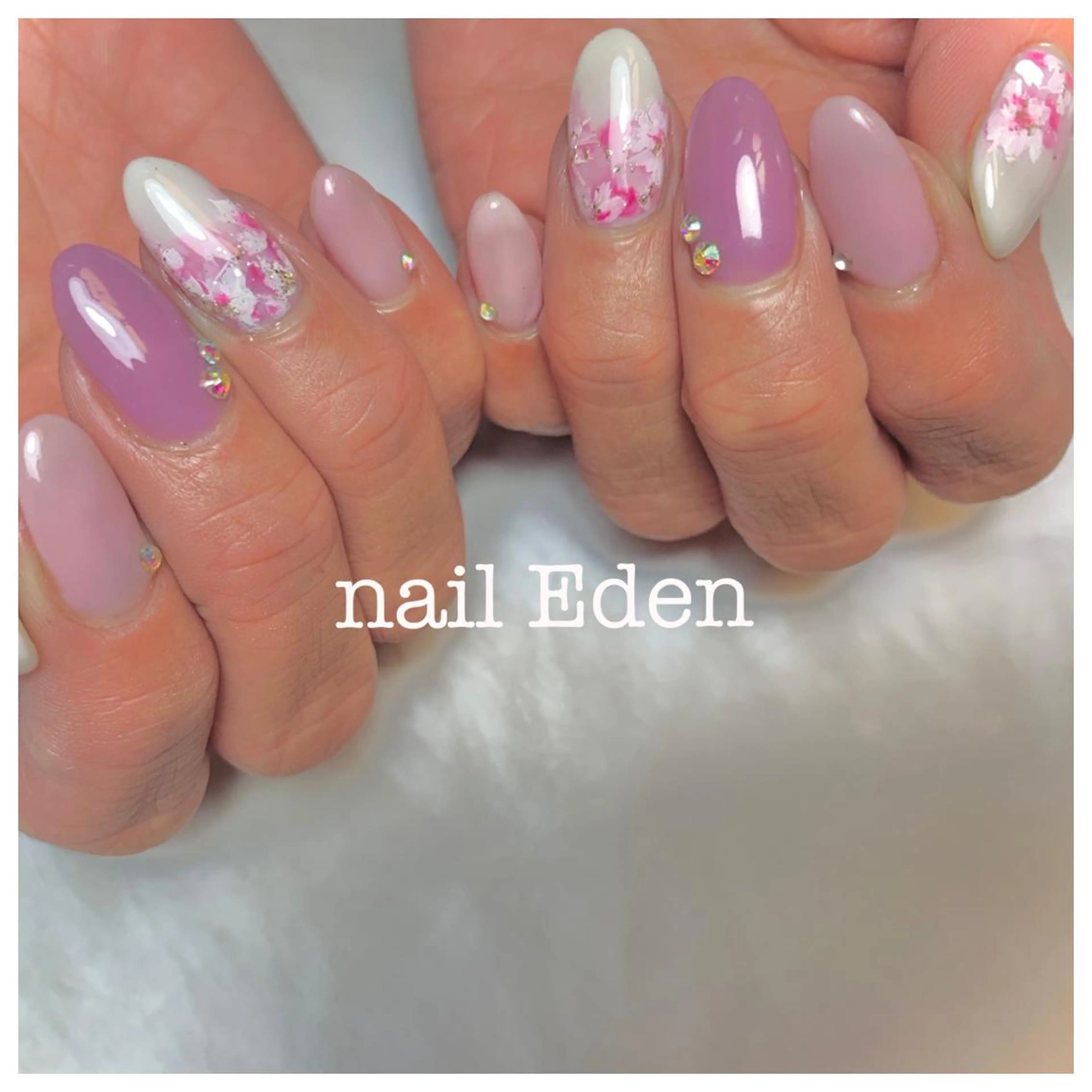 ネイル 持ち込み ハンドネイル ハンドケア Eden　private nail saron所属・Eden ♾️のネイルデザイン
