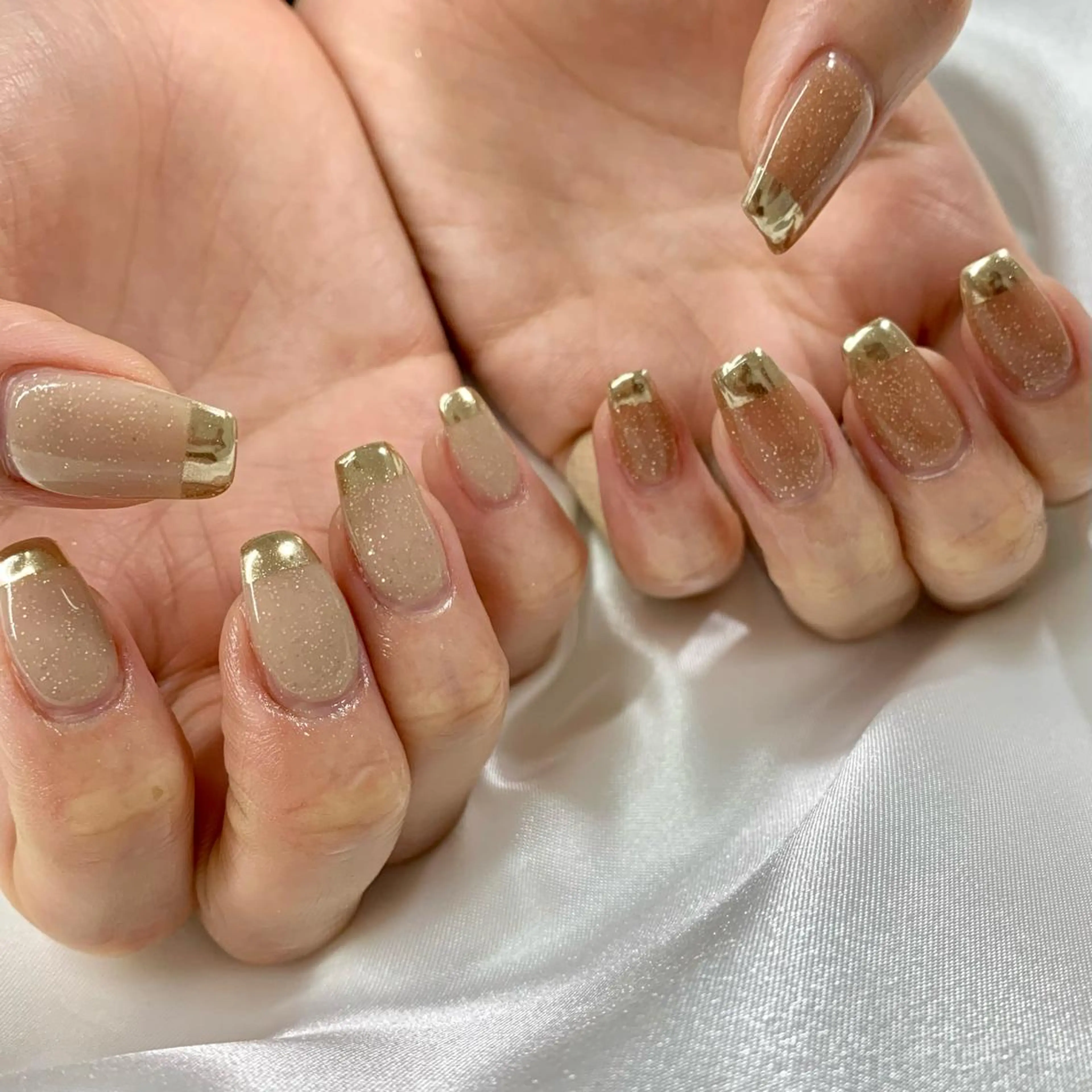 ネイル アートネイル ニュアンスネイル pu muのネイルデザイン