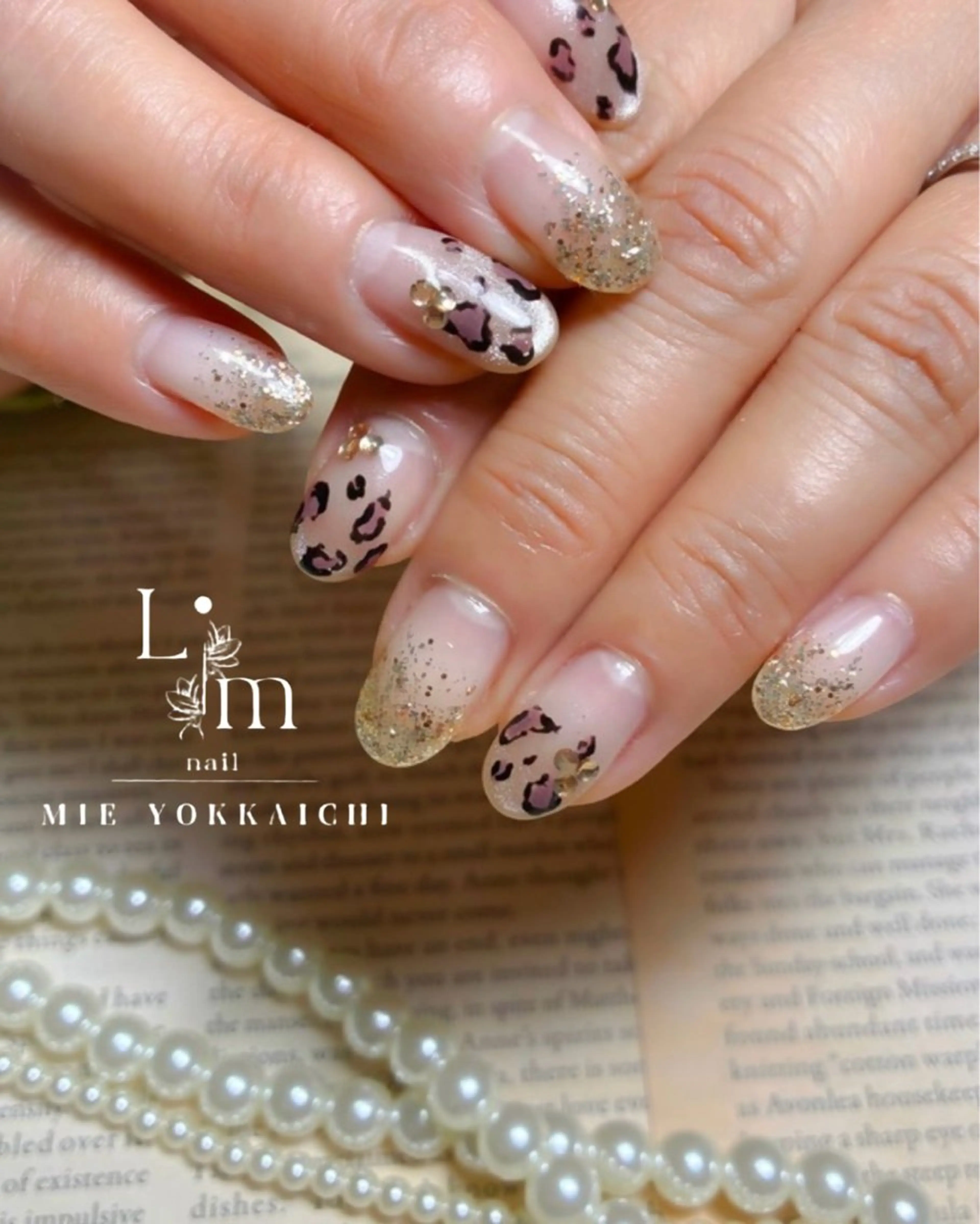 ネイル グラデーション ラメ(グリッター) ラメグラデーション Li.m nail リム ネイルのネイルデザイン