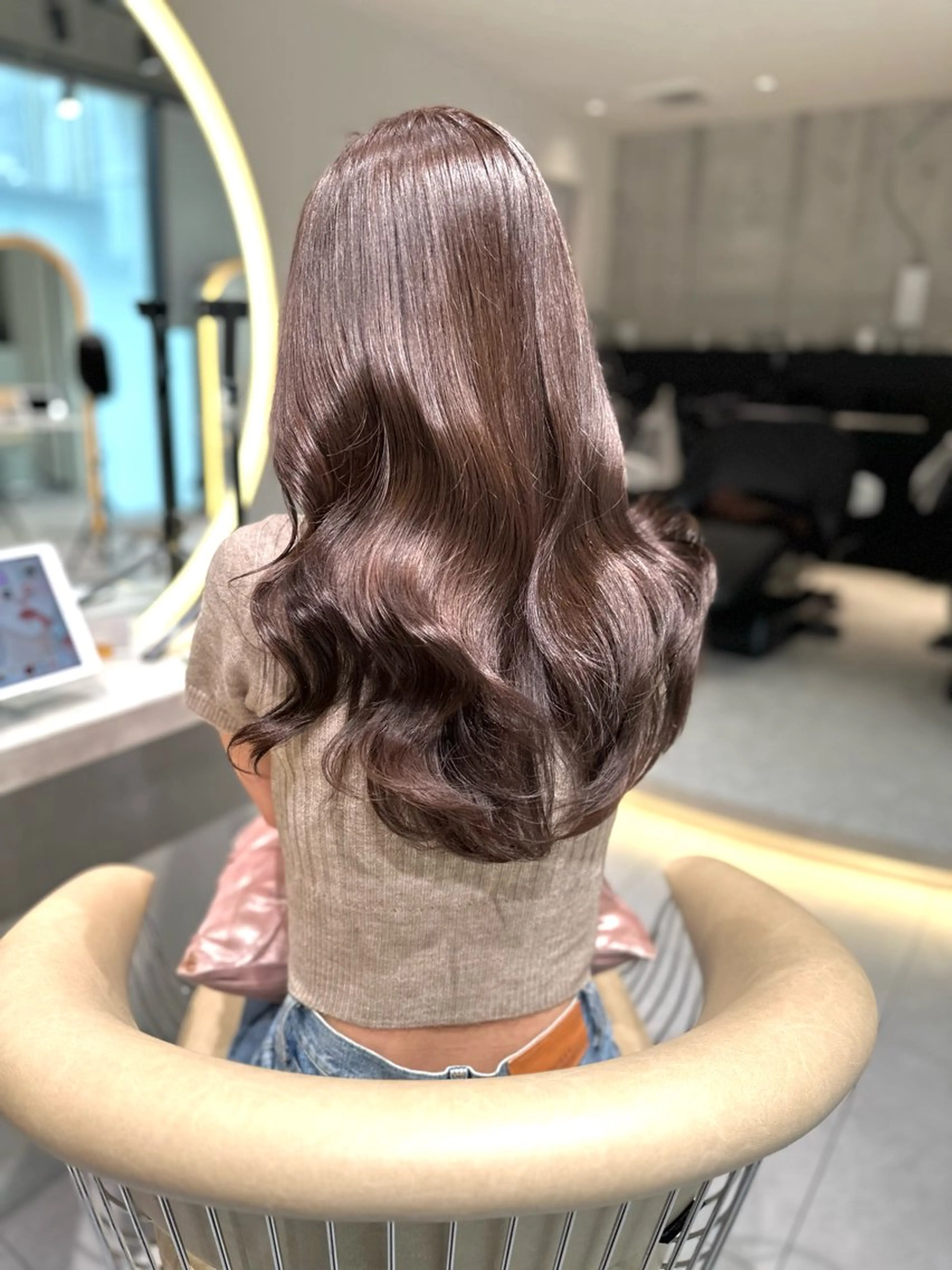 ロング カラー カット ヘアカラー トリートメント 《髪質改善✖️オリー ブ🧸》小嶋拓也のヘアスタイル