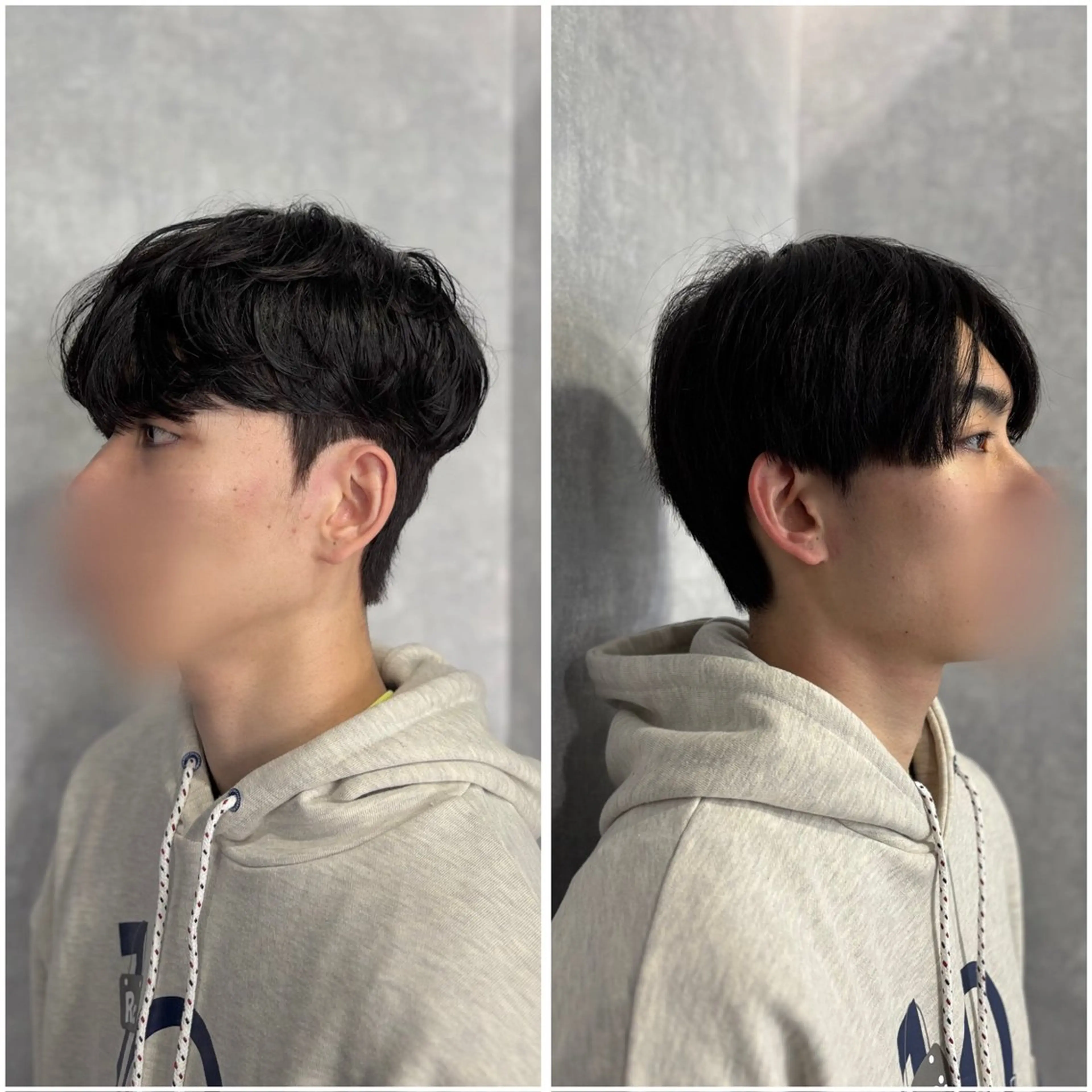 ショート パーマ メンズ ダウンパーマ メンズパーマ カット パーマ 縮毛矯正 韓国メンズヘア/ ダウンパーマ/歩夢のヘアスタイル