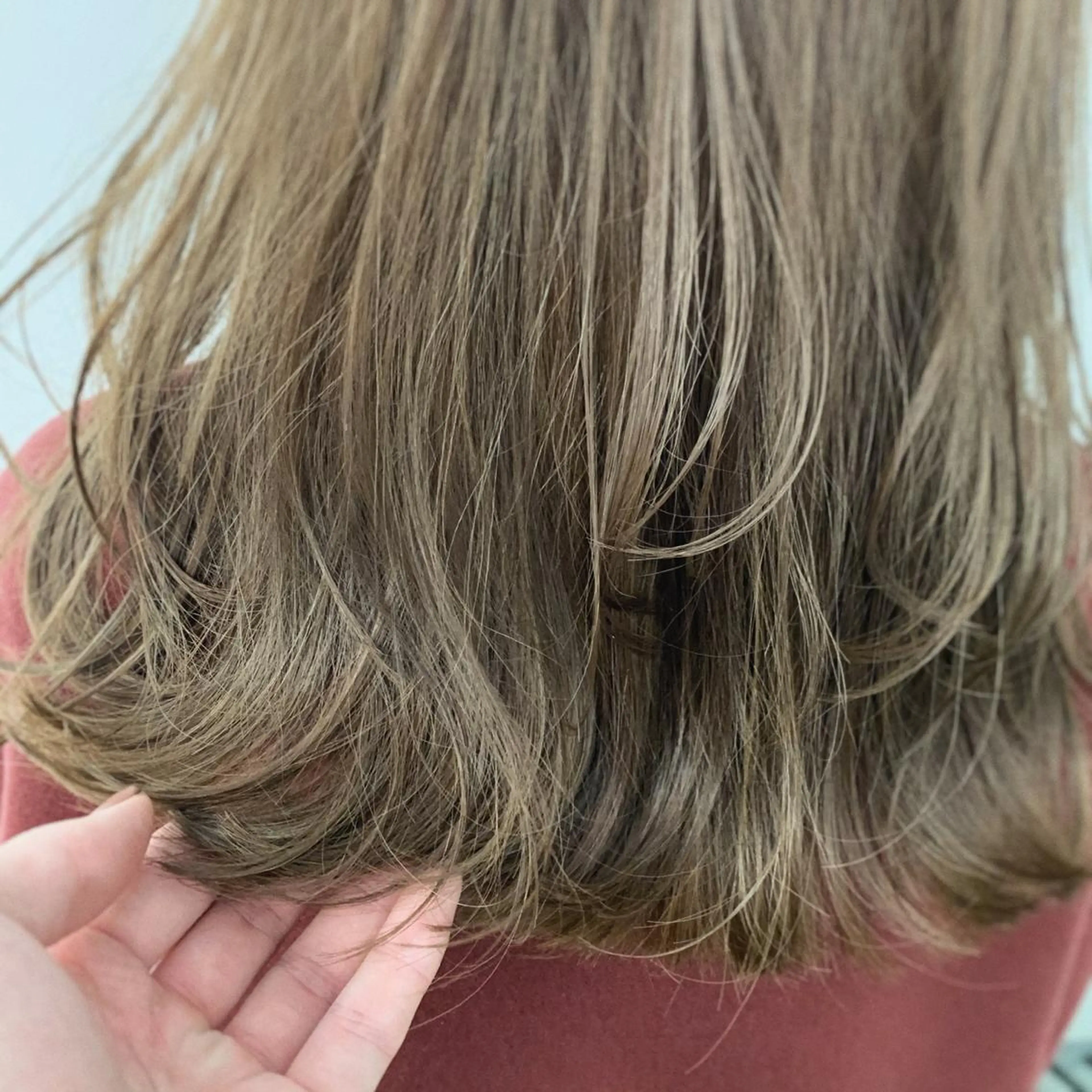 セミロング カラー ひらやま りょういちのヘアスタイル