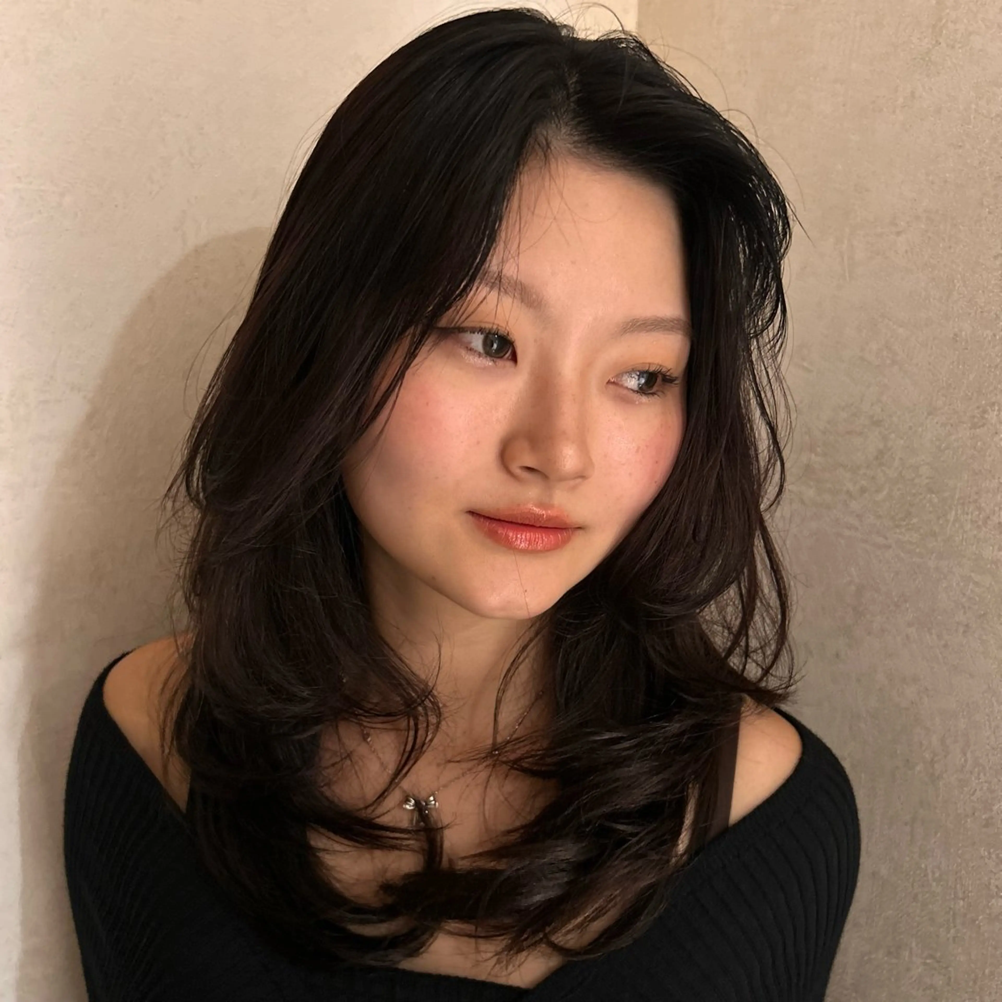 セミロング カラー カット ヘアカラー ブラウンカラー🌿 /透明感カラーのヘアスタイル