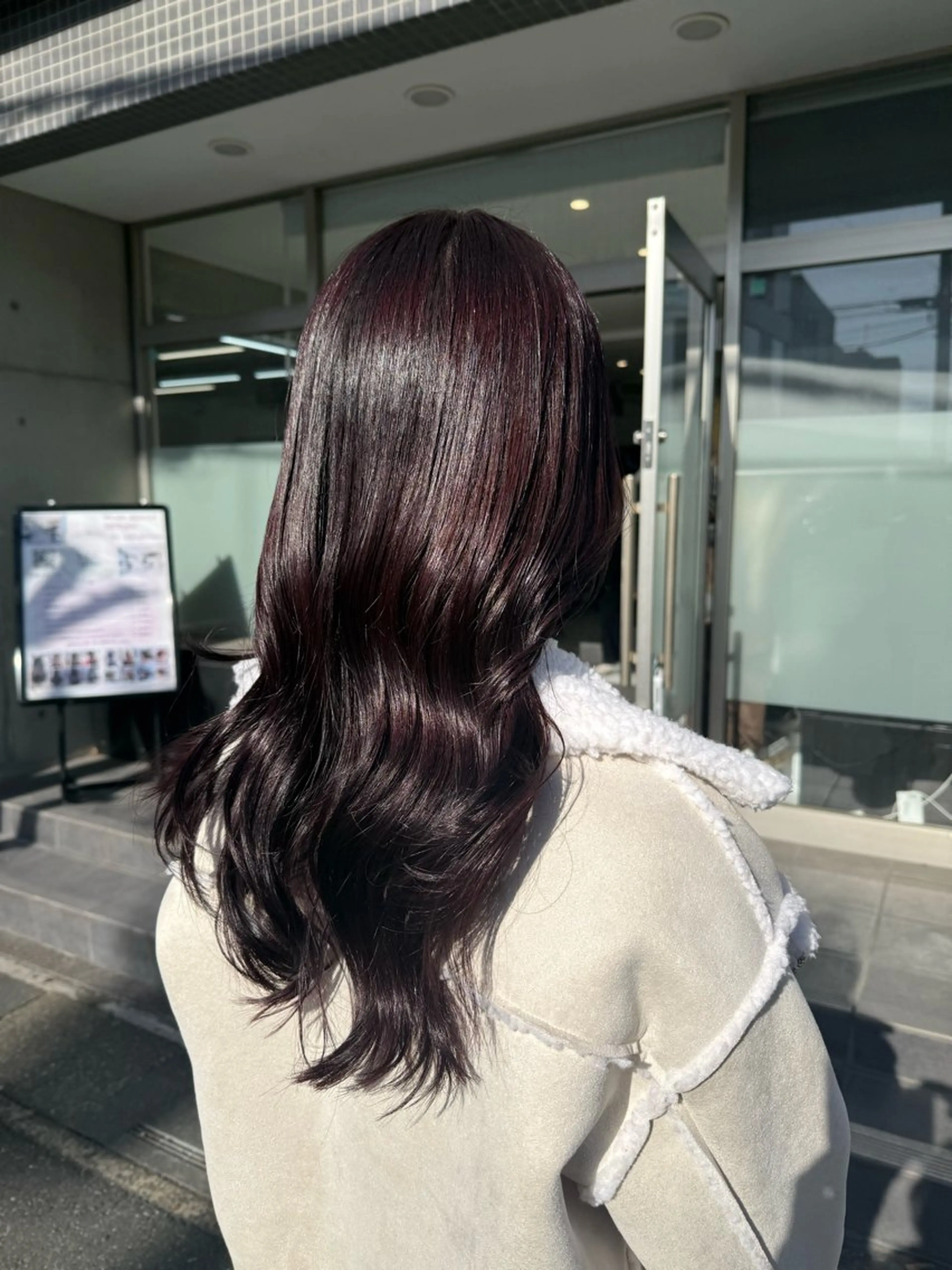 ロング 山崎結菜 🫧透明感カラーのヘアスタイル