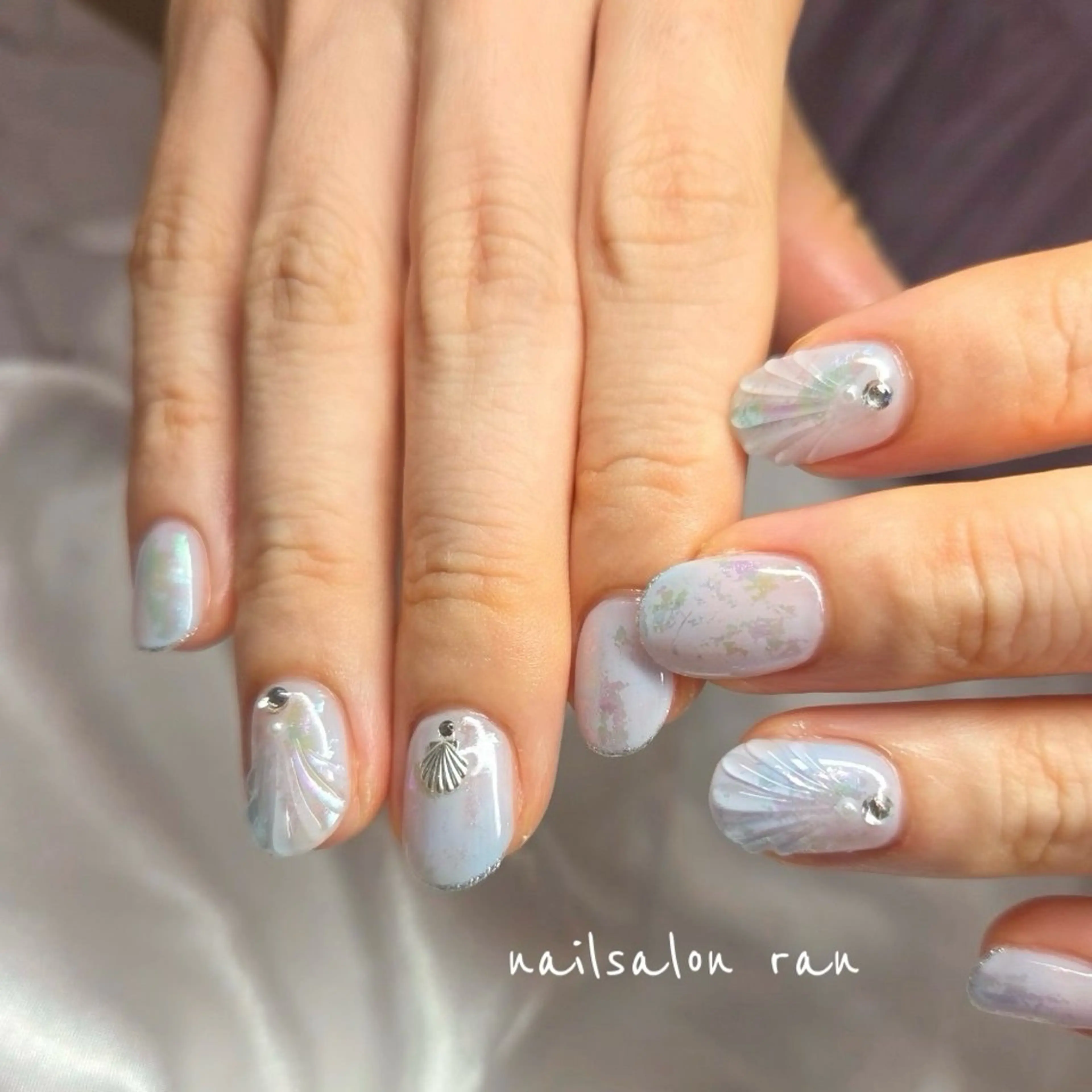 ネイル ハンドネイル ハンドケア nailsalon ranのネイルデザイン