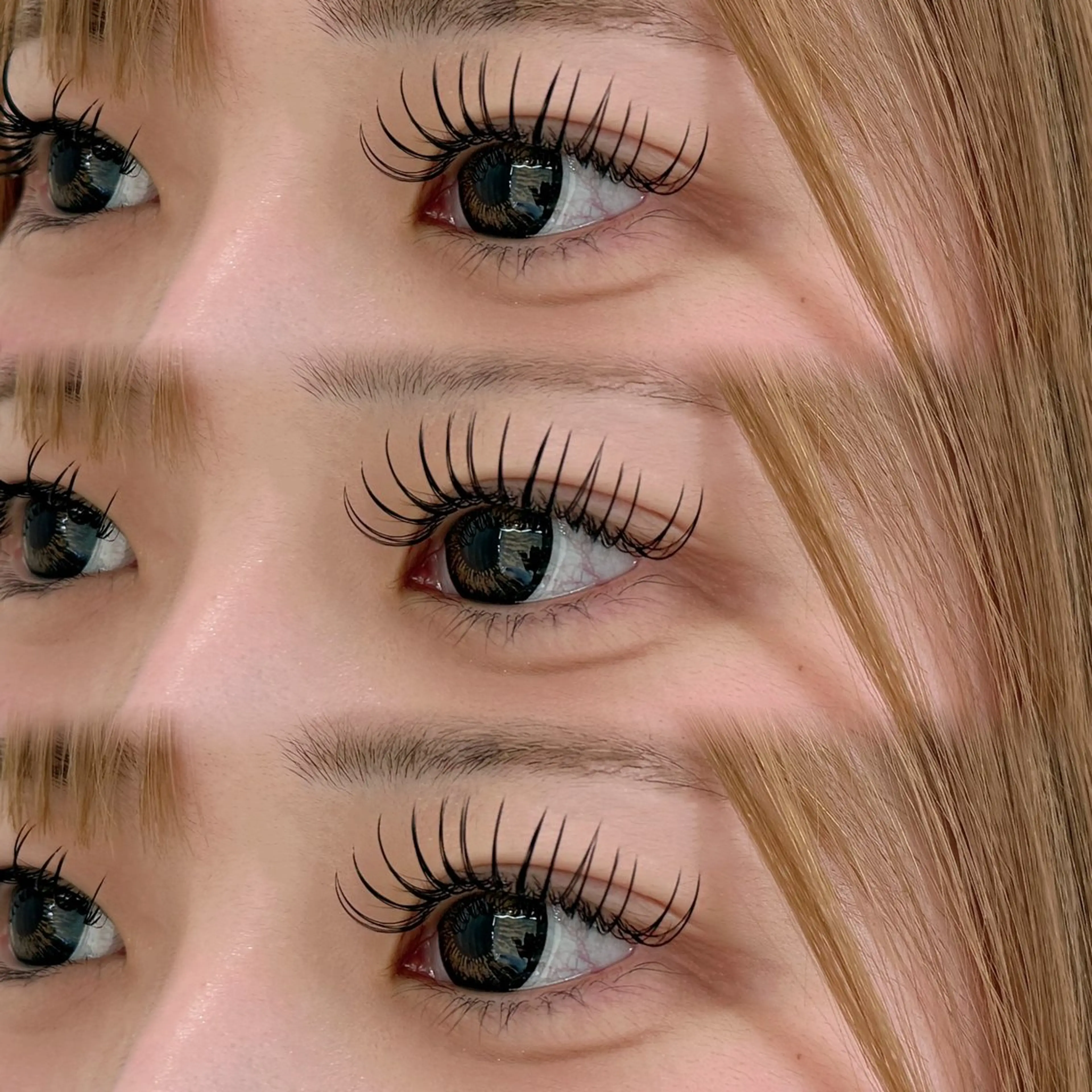 《🫧ご新規様限定🫧》フラットラッシュ両目160本🌿／ナチュラルデザイン／コーティング付き🪄︎︎ ／倉敷市／福井駅の写真