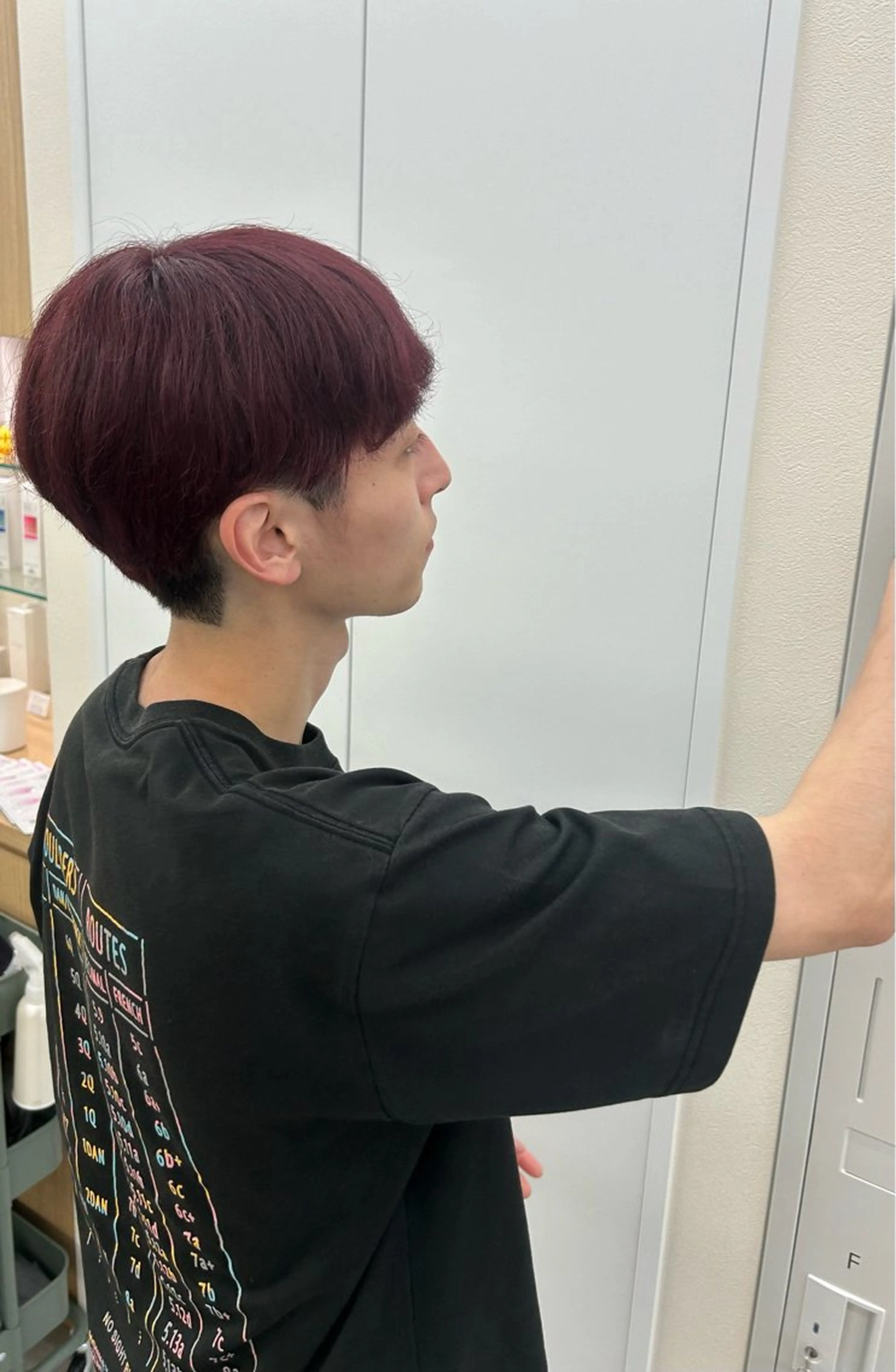 カラー メンズ ヘアカラー ルナ/レイヤー /暖色/メンズカットのヘアスタイル