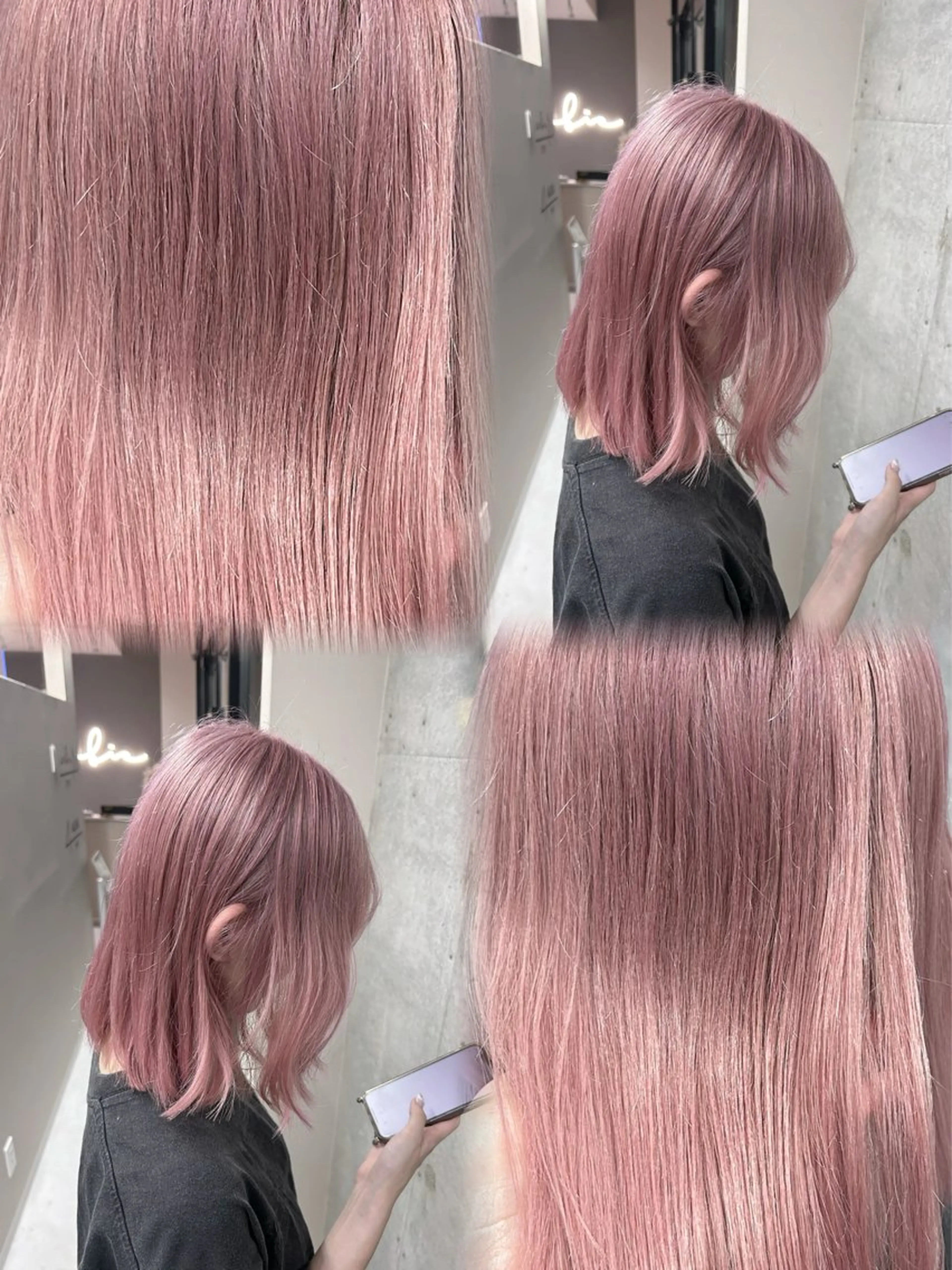 ロング ヘアカラー ハイトーン×艶カラー 🤍MIZUKIのヘアスタイル