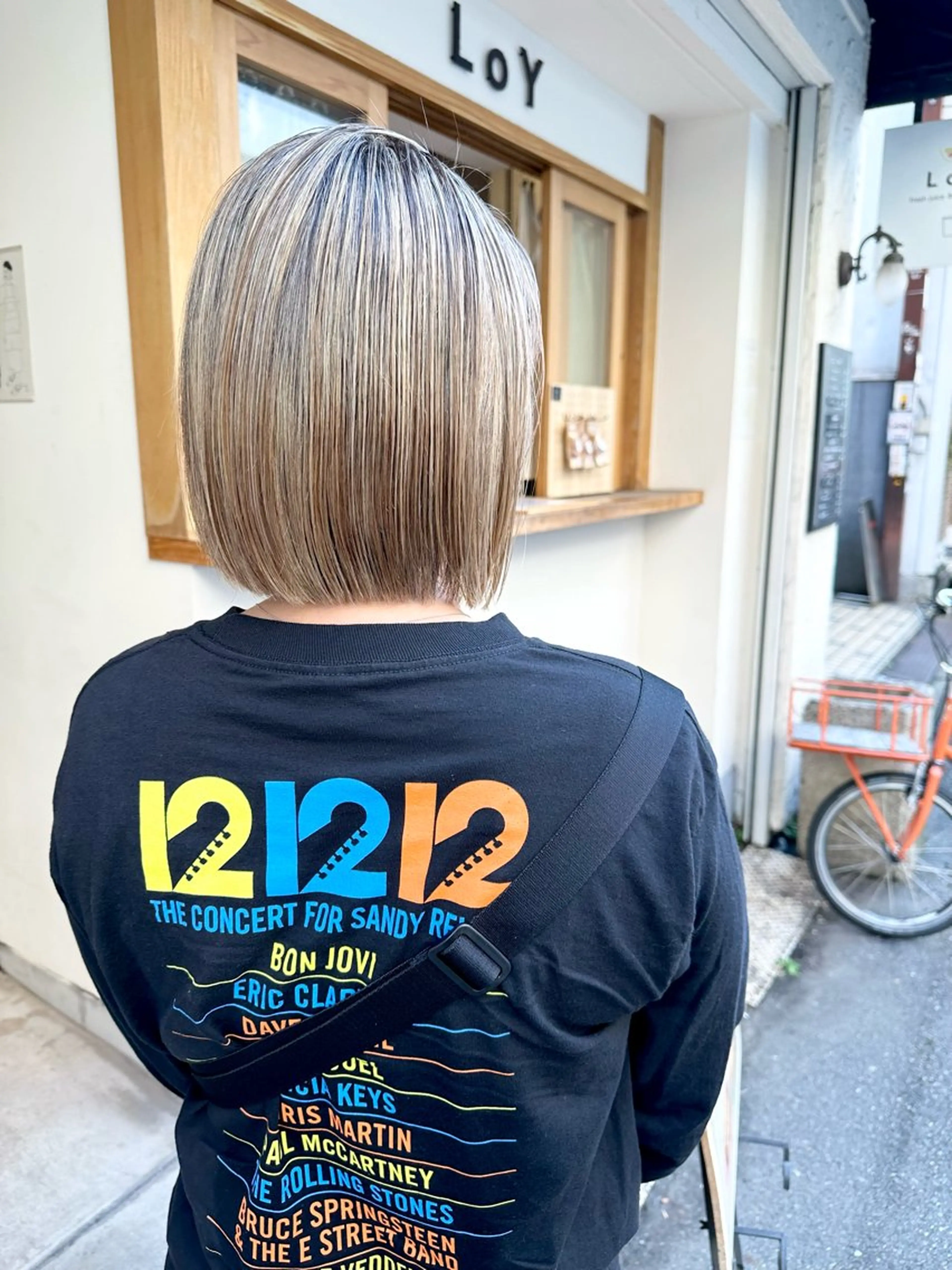 ショート カラー ハイライトカラー ハイトーンカラー ハイライト luve heart's And Be  minamisemba所属・脇坂 佳世の眉毛・アイブロウイメージ