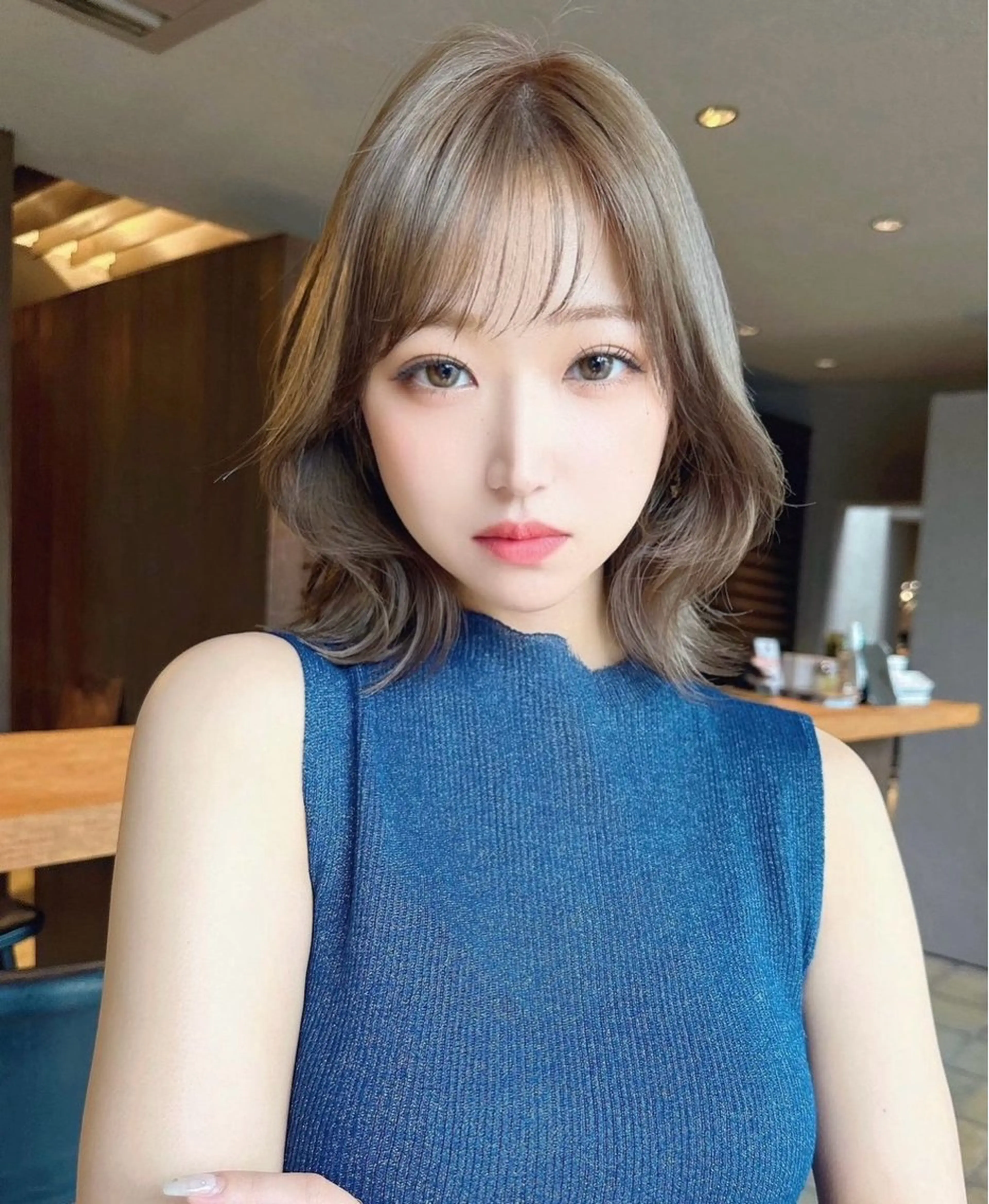 前髪カット✂︎➕ワンカラー➕1STEPトリートメント🎀の写真