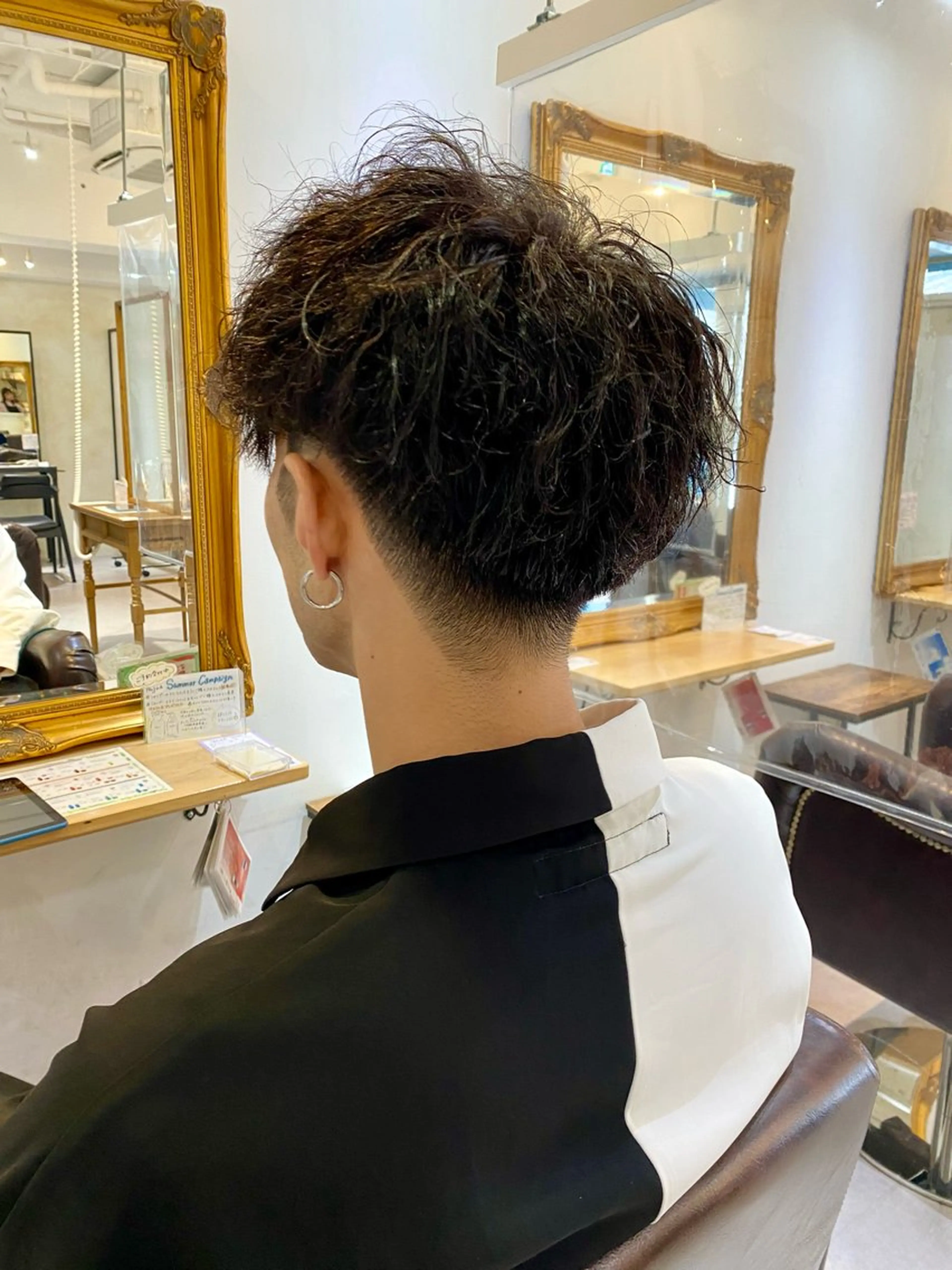 パーマ メンズ メンズパーマ abinto total beauty所属・柴田 大輔のヘアスタイル