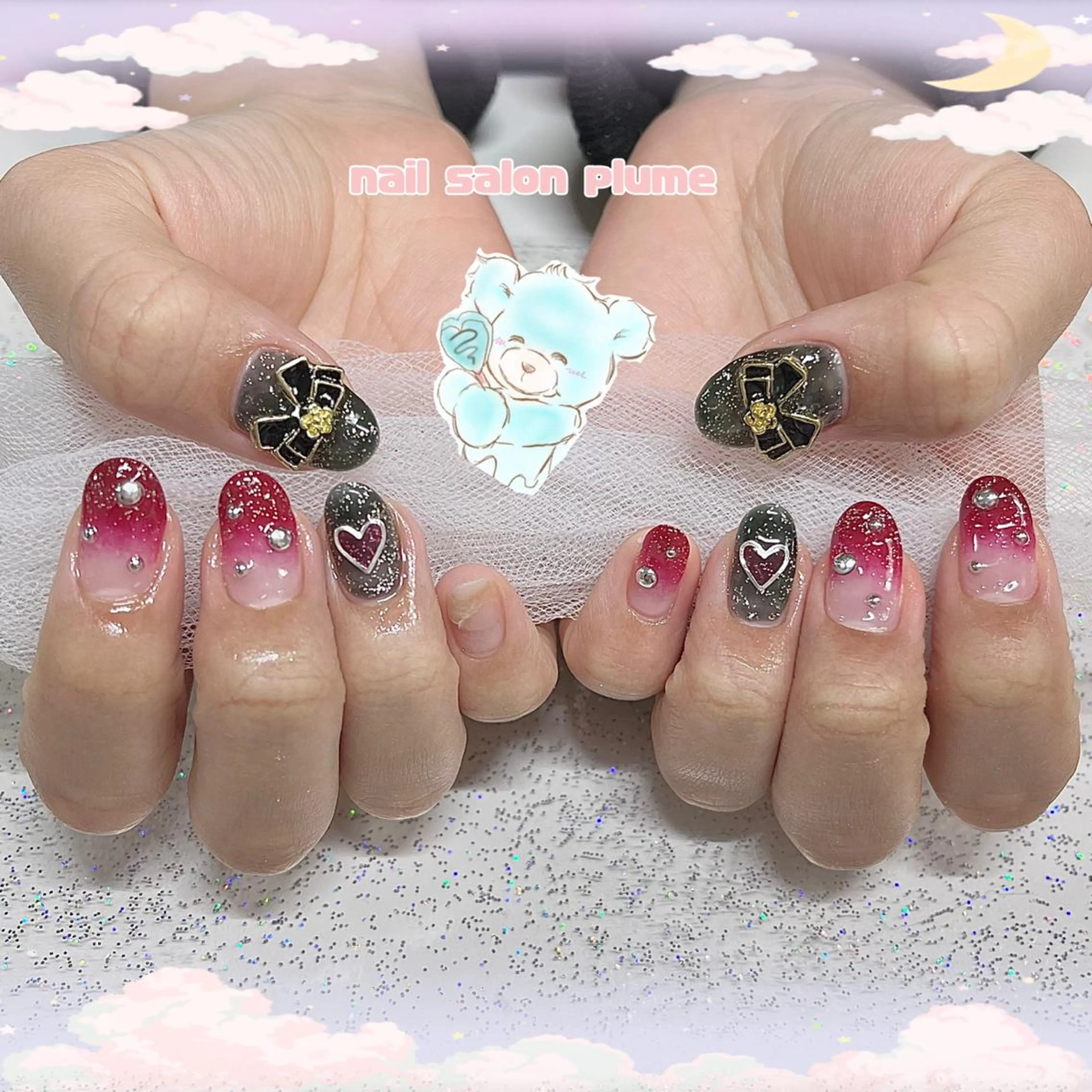 ネイル ハンドネイル plume nail ☆韓国ネイルのネイルデザイン