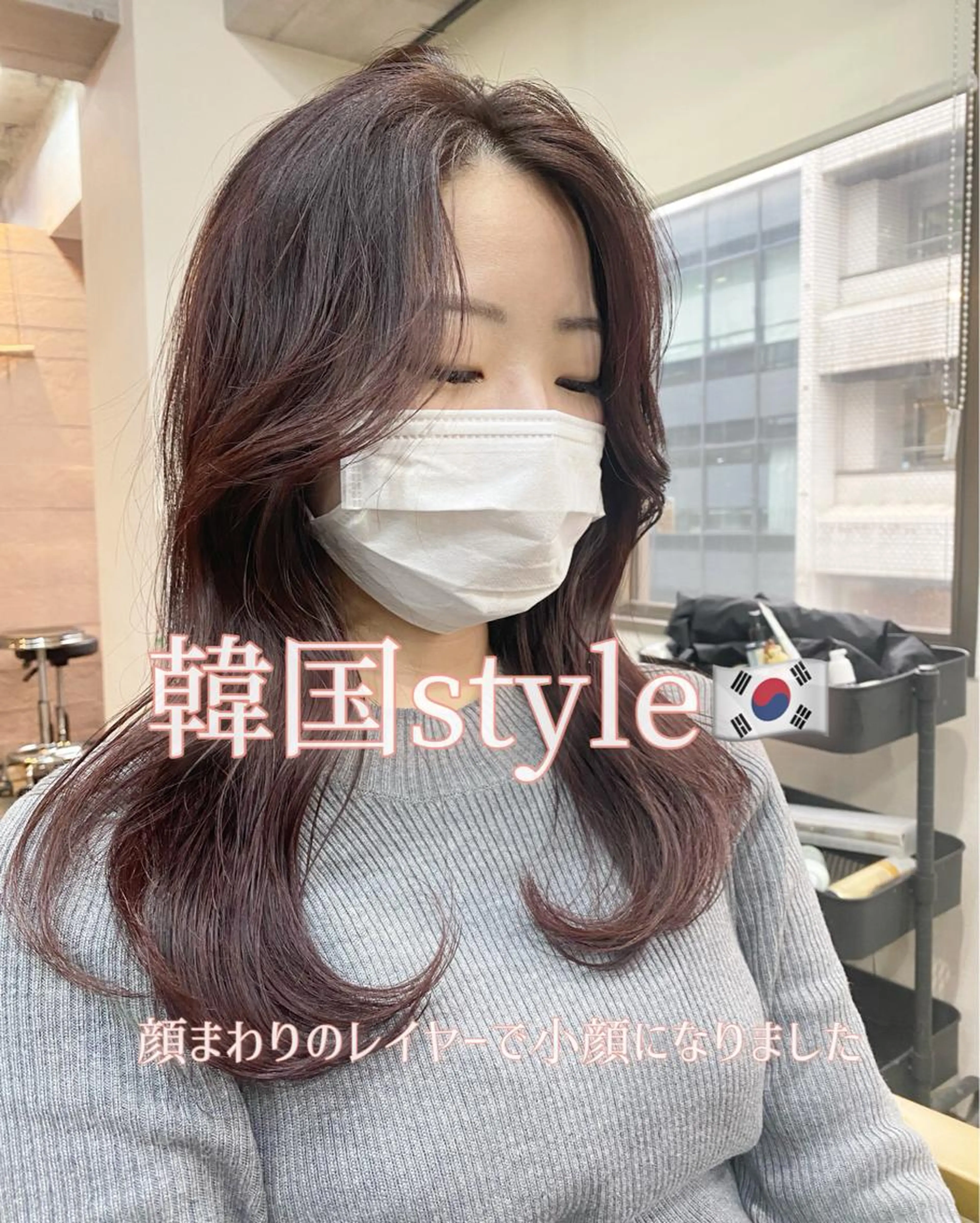 お出かけ前に⭐️アイロンによる巻き髪❣️ライブも🙆♂️の写真