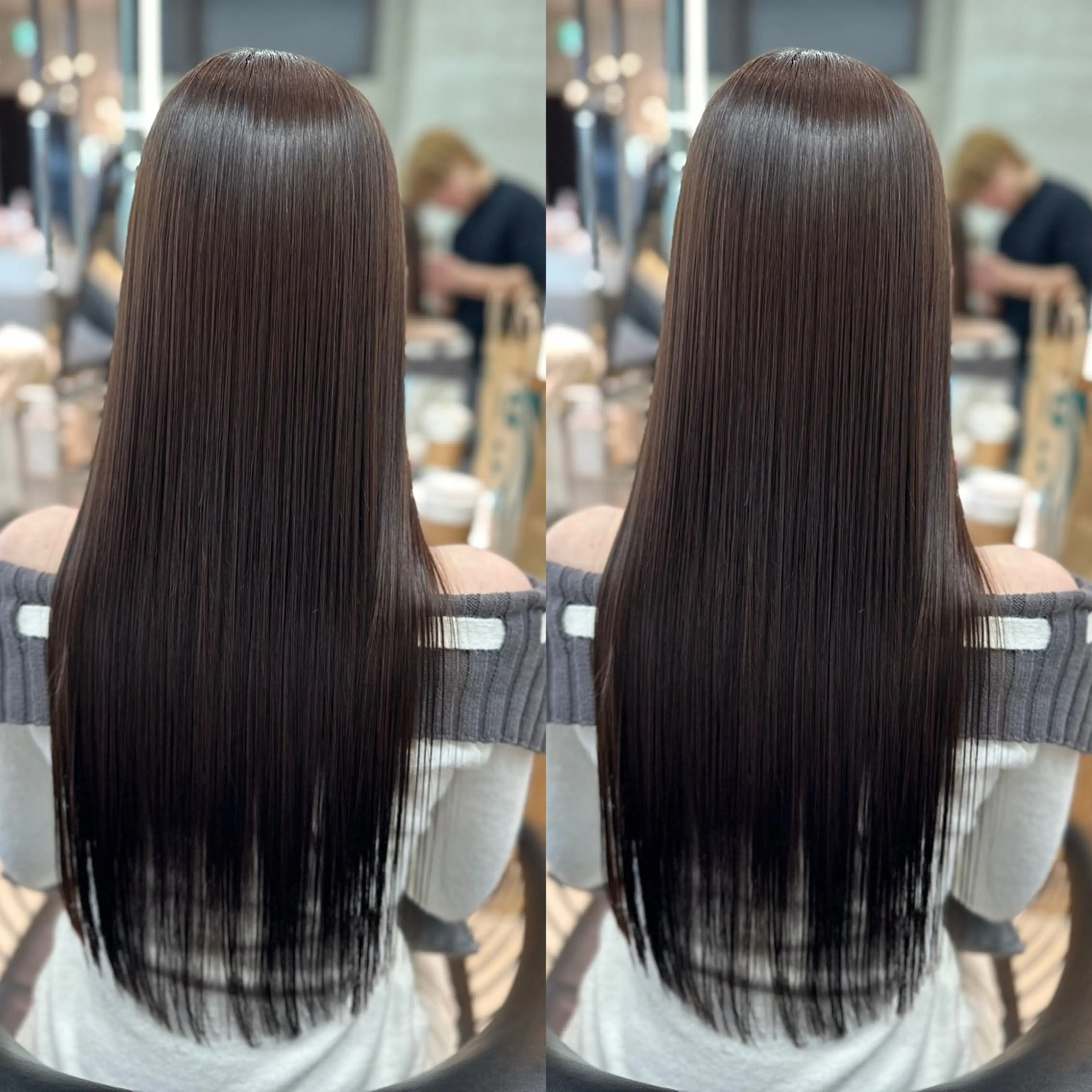 ロング カラー ヘアカラー トリートメント ✨髪質改善特化✨副 店長椎葉信乃介のヘアスタイル