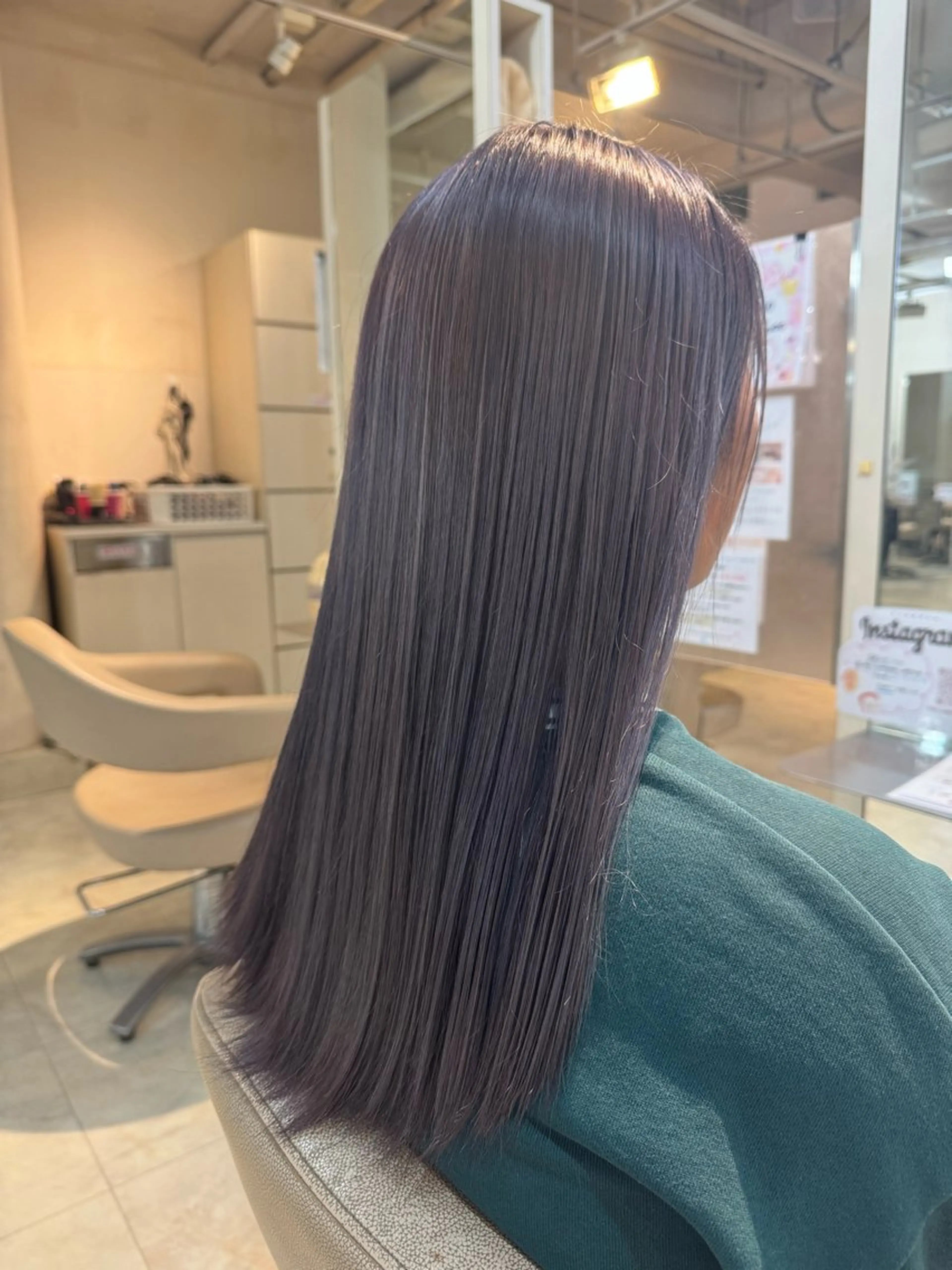 カラー ラベンダーカラー ラベンダーグレー ヘアカラー 本田 卓也のヘアスタイル