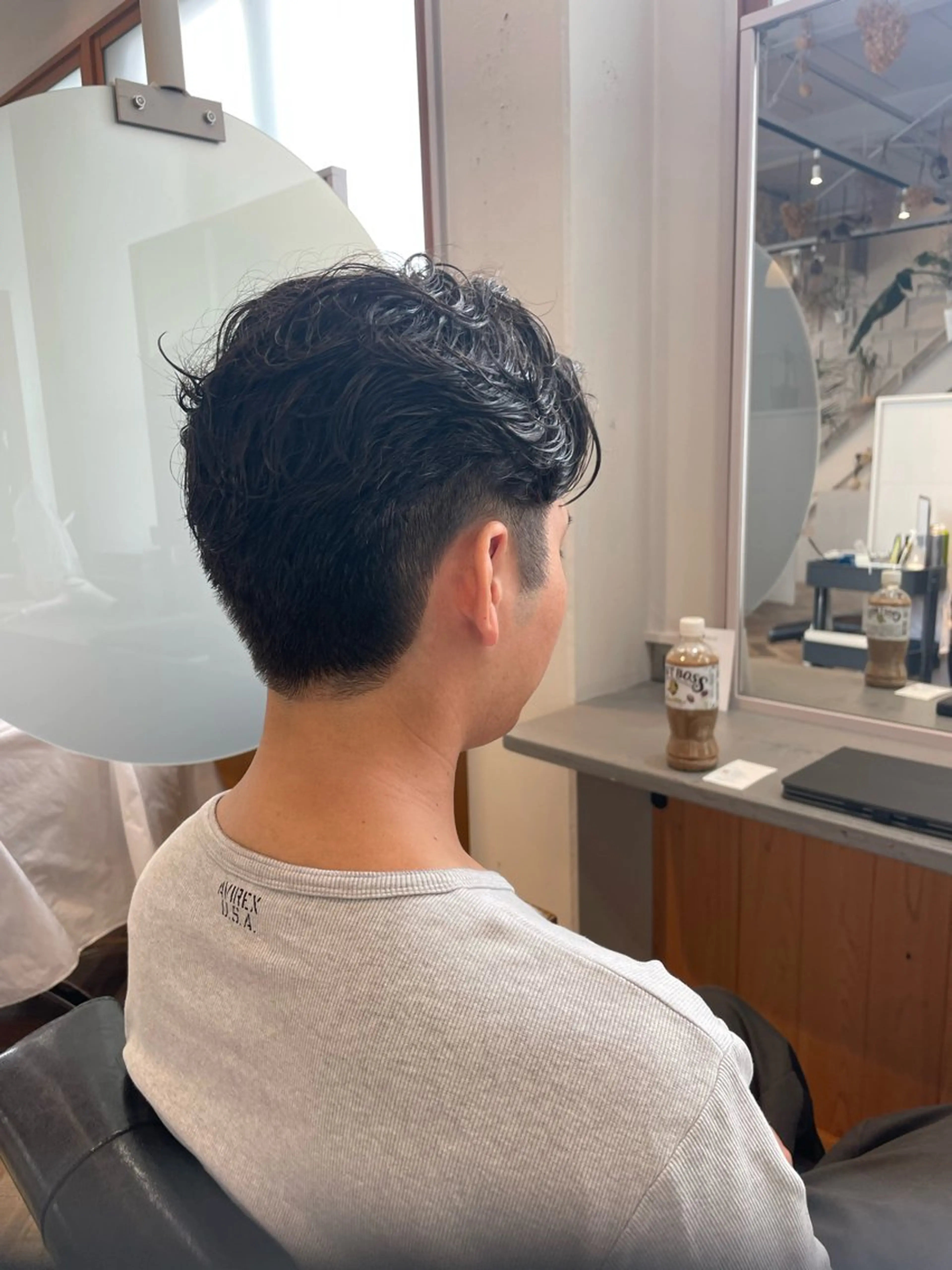 ショート メンズ メンズパーマ maru.所属・照井 由香理のヘアスタイル