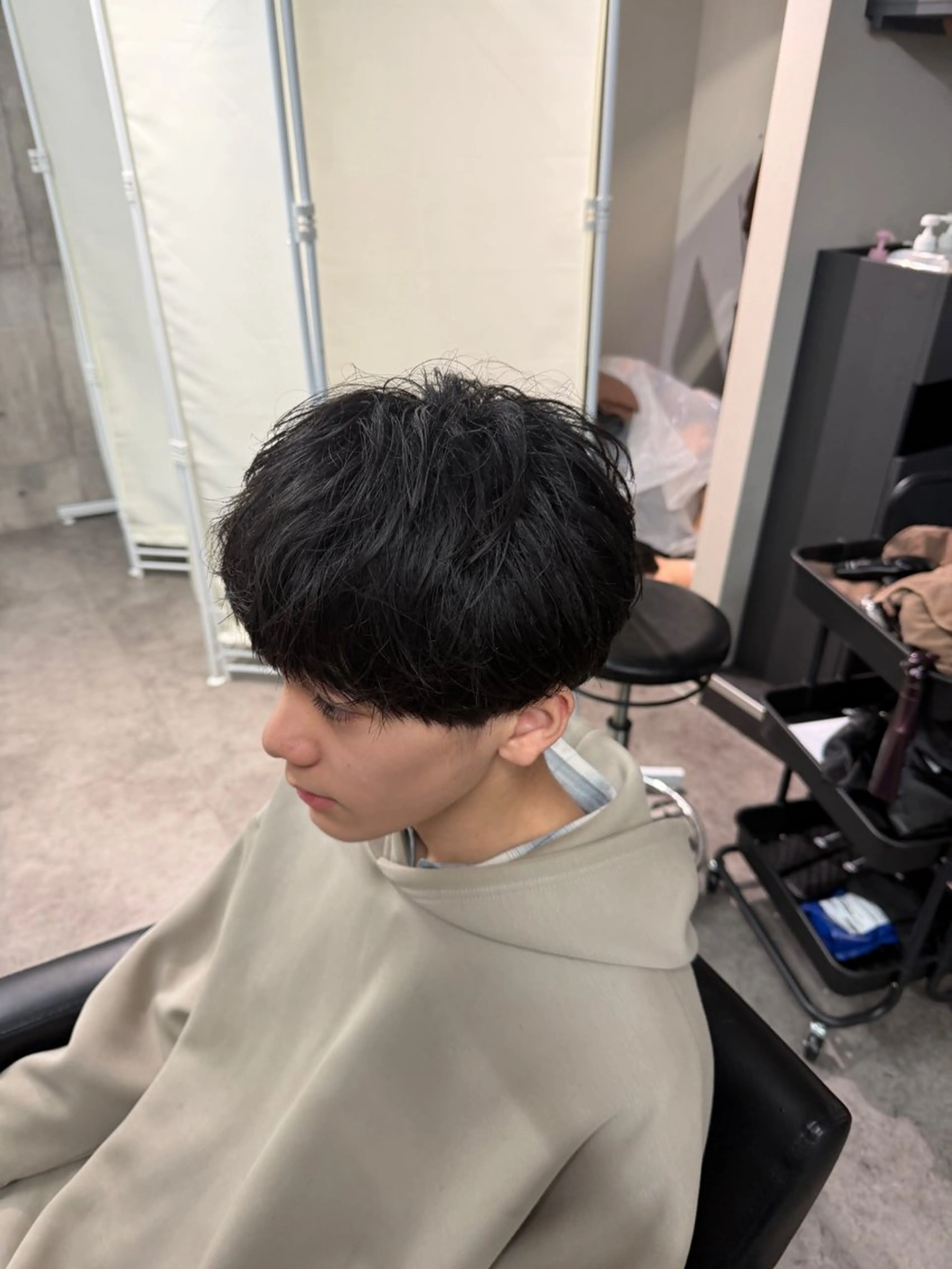 メンズ カット シャドウパーマ／立川 /🐶コタロウ🐶のヘアスタイル