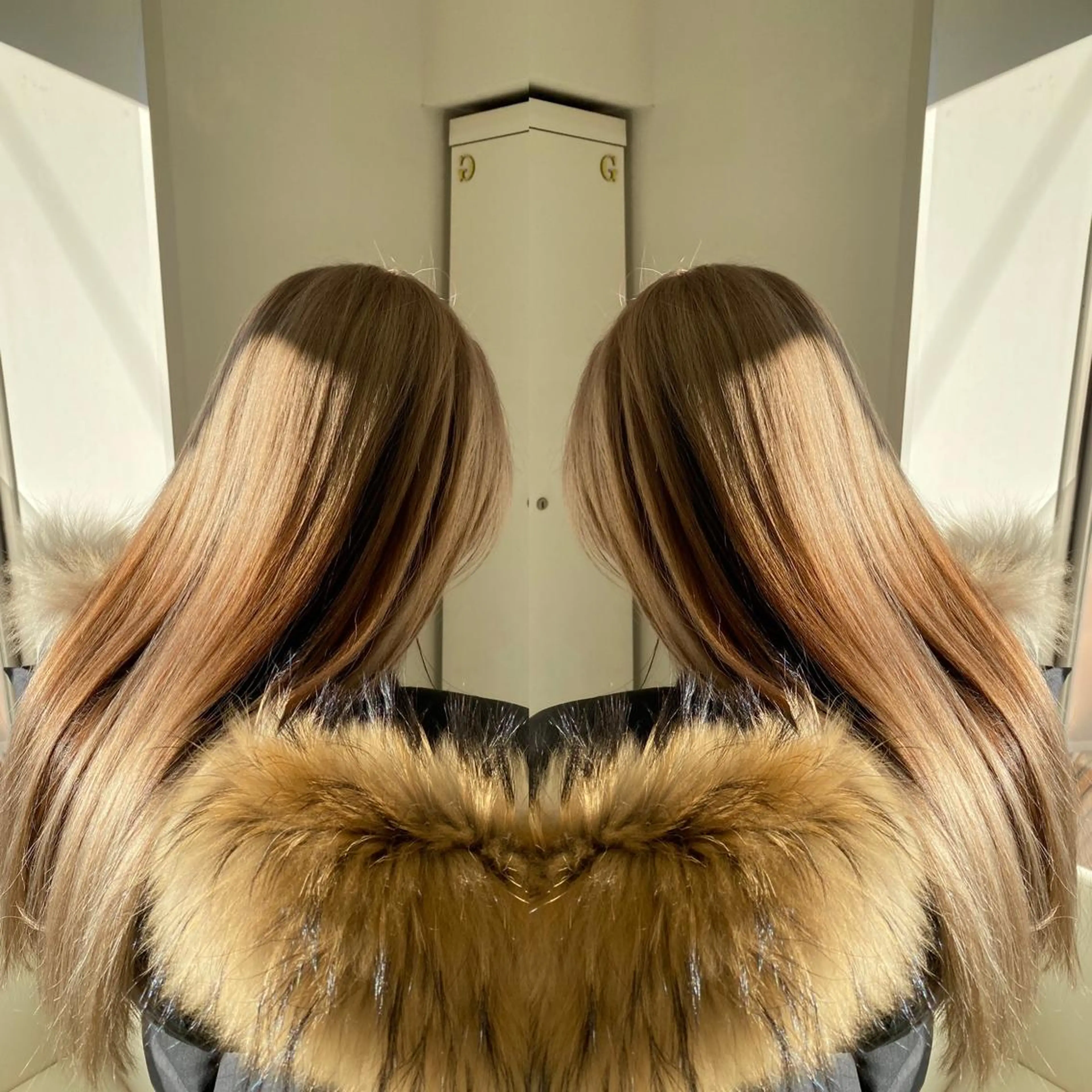 ロング ロング カット ヘアカラー トリートメント 髪質改善カラー/店長 宮内秀峰のヘアスタイル