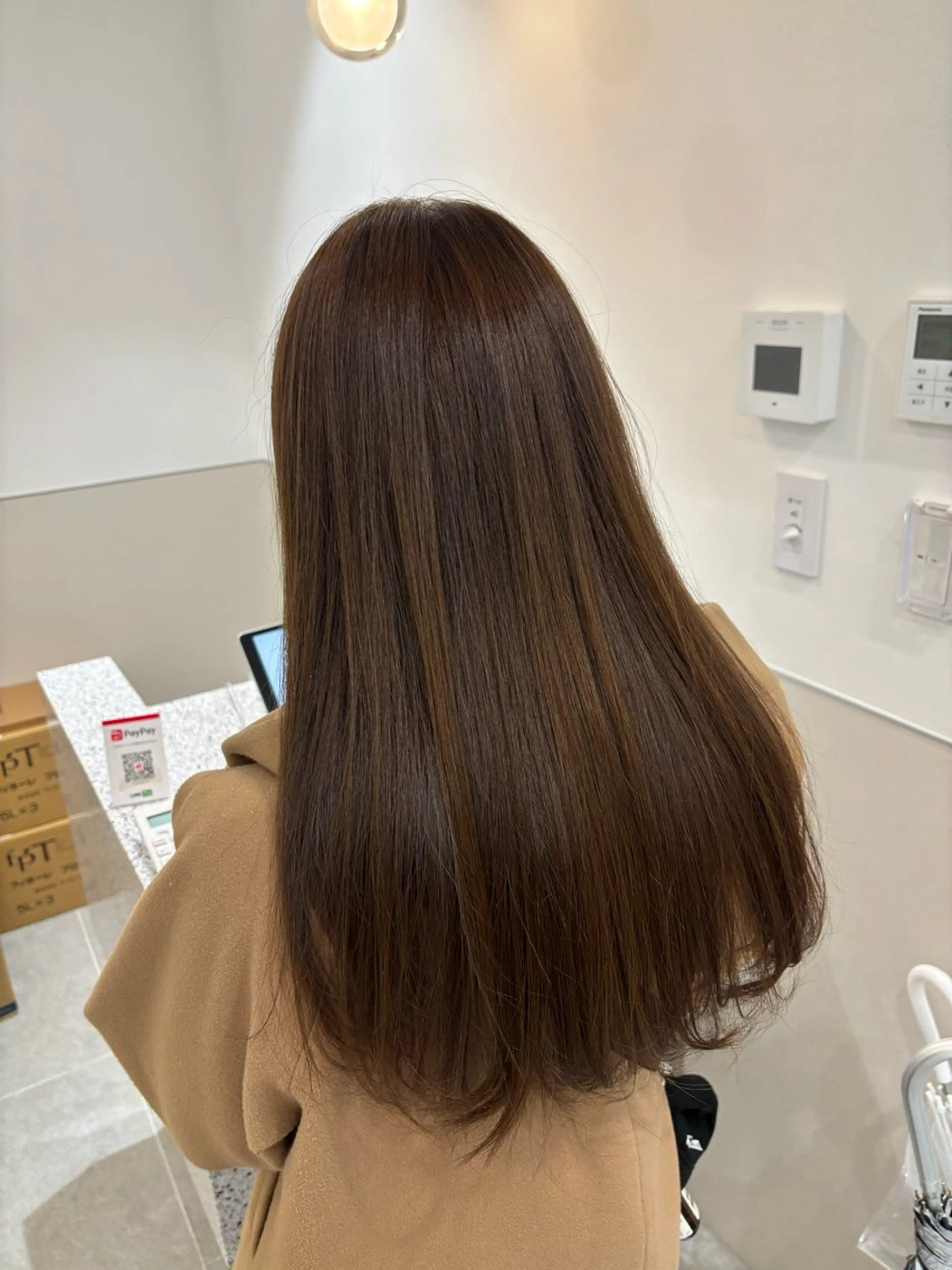 ロング カラー ブラウンカラー 透明感カラー SALOWIN 岡山店所属・SALOWIN / manaka 🪽のヘアスタイル