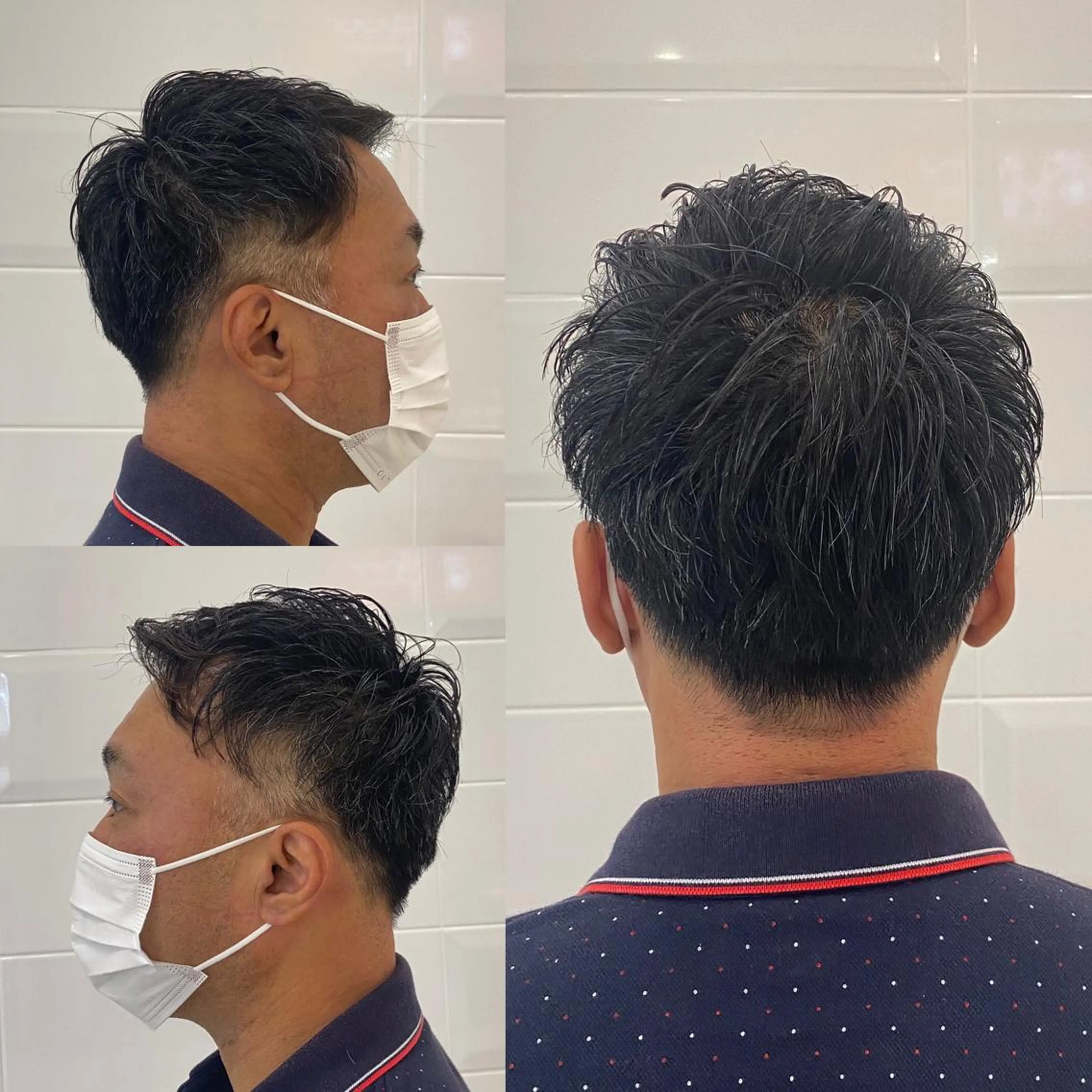 メンズ ツーブロック 刈り上げ 竹内 美貴のヘアスタイル