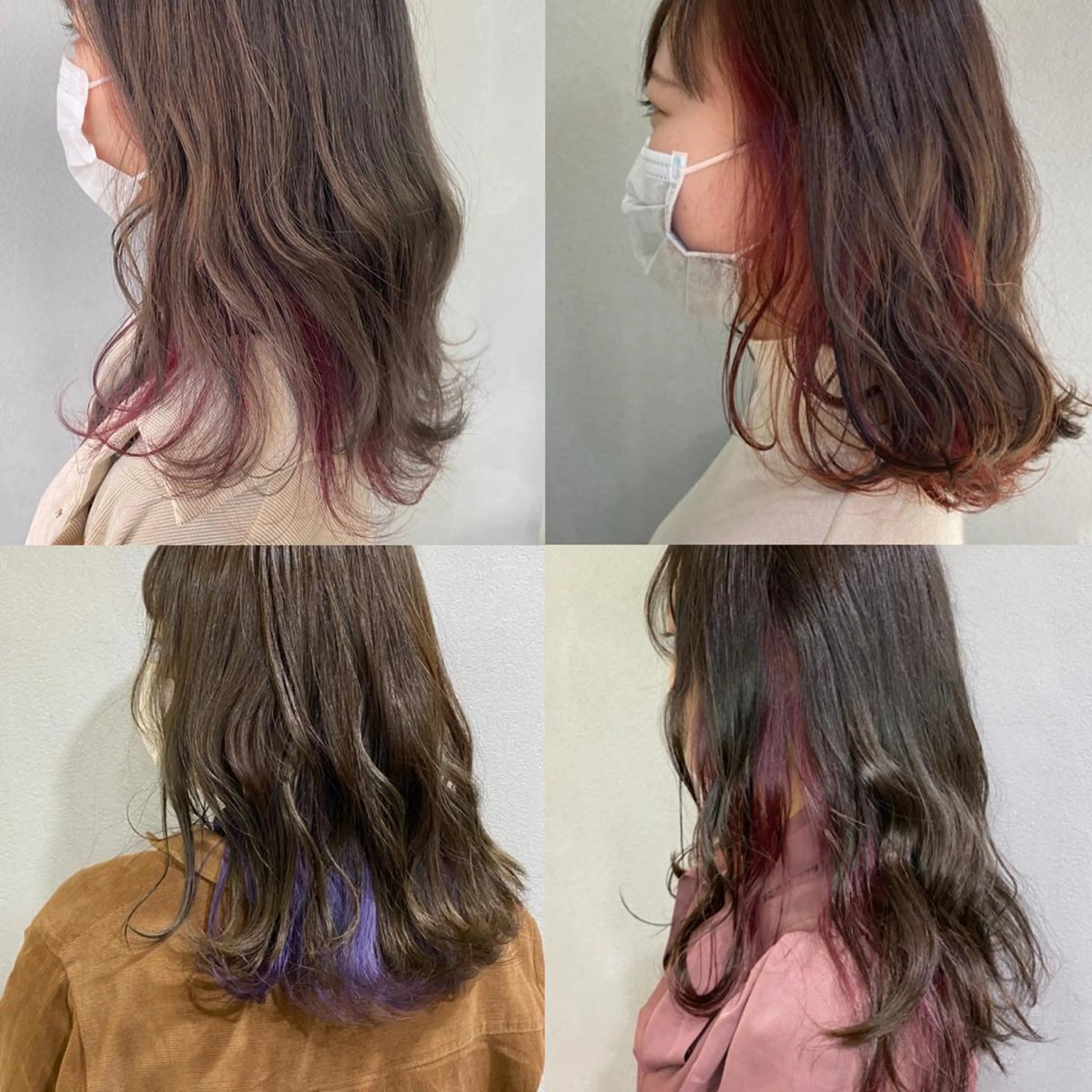 ミディアム カラー 舟橋 りんかのヘアスタイル