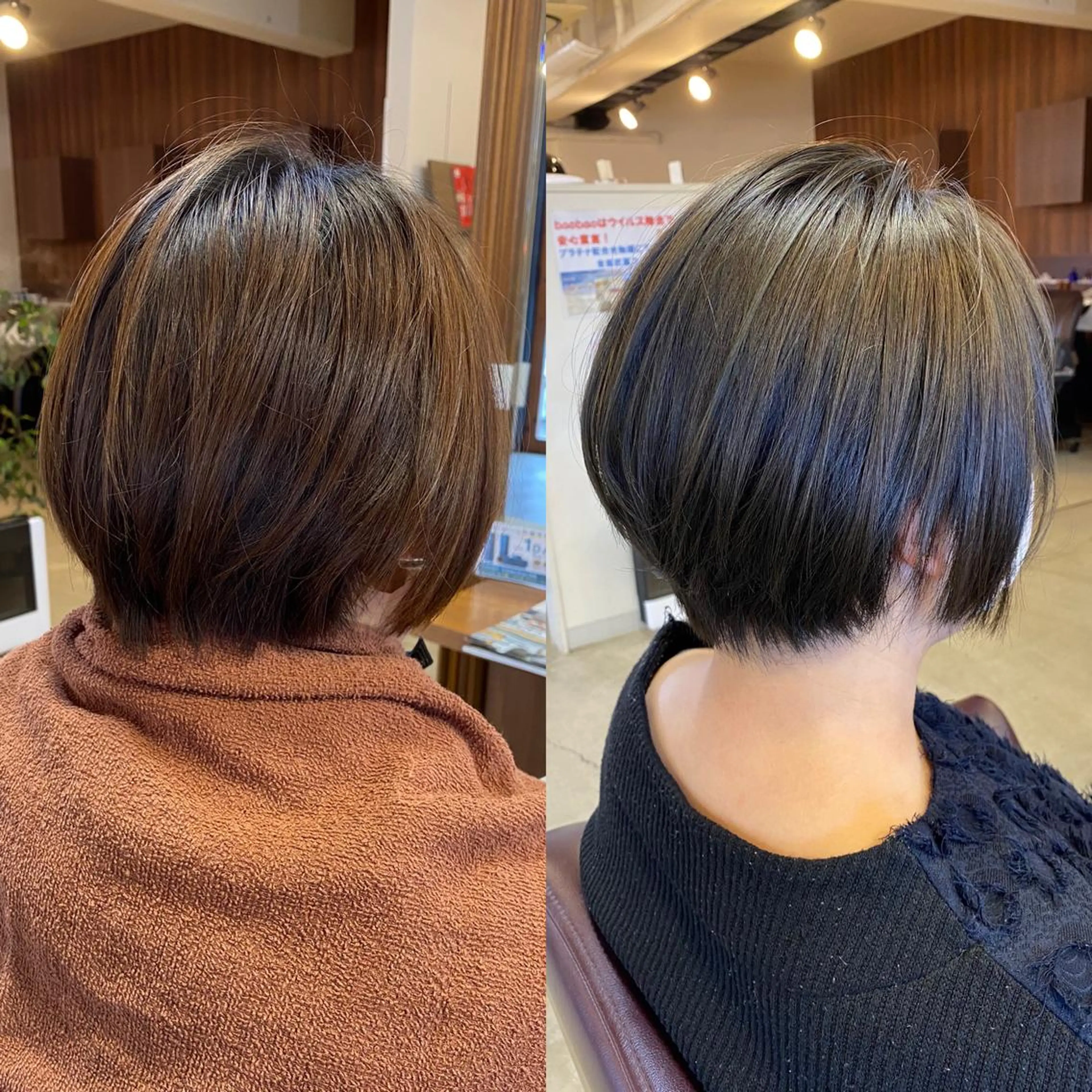 ショート カラー ヘアアレンジ アッシュ アッシュグレー アッシュグレージュ グレージュ くびれヘア カット ヘアカラー トリートメント SALOWIN京都河原町Suite店所属・外国人風レイヤー/ ハイトーンSHUのヘアスタイル