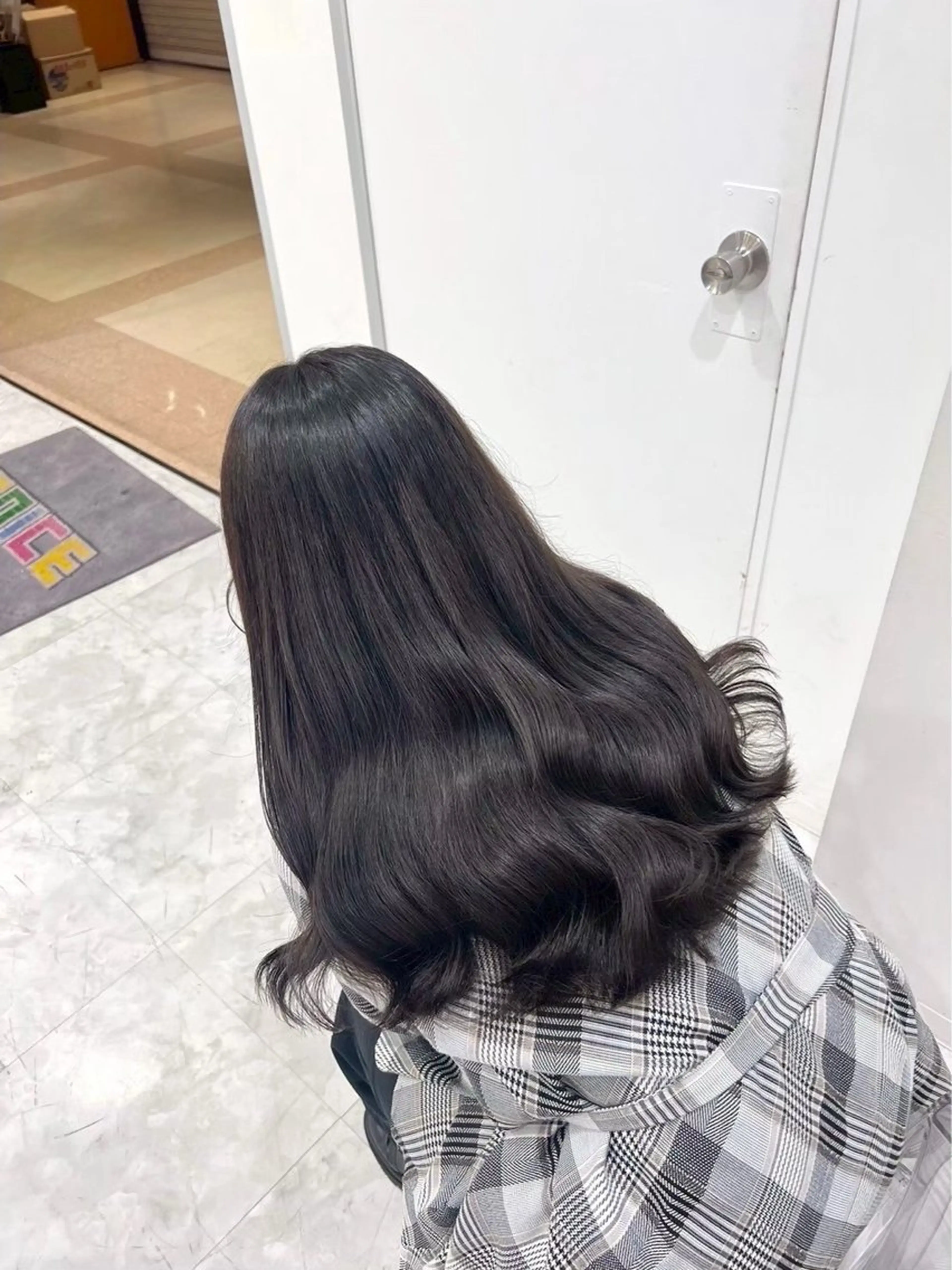 ロング カラー 透明感カラー トリートメント 🤍透明感推しカラー 🤍yui‪💞✨のヘアスタイル