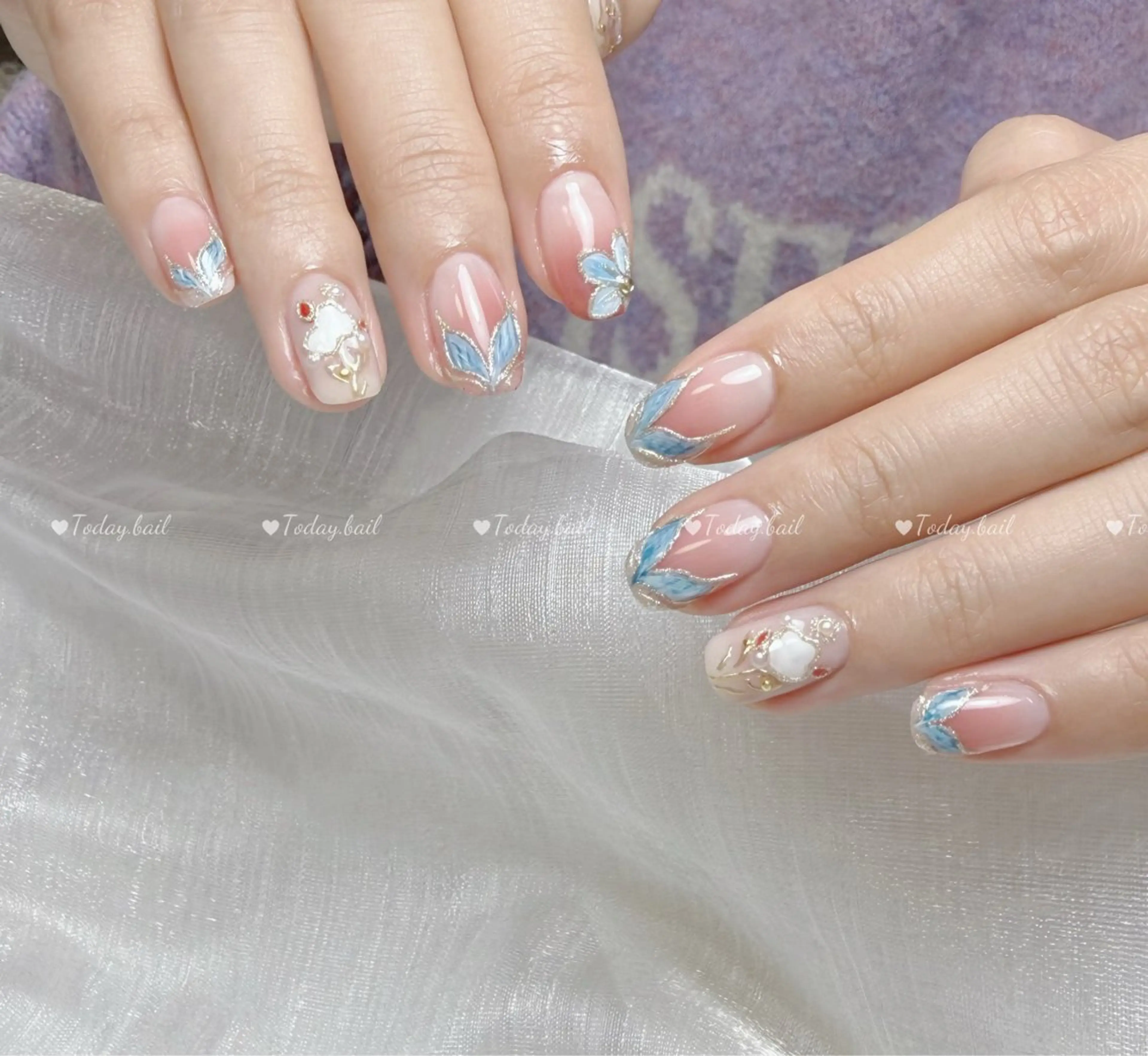 ネイル ハンドネイル 🎀Today nail💅のネイルデザイン