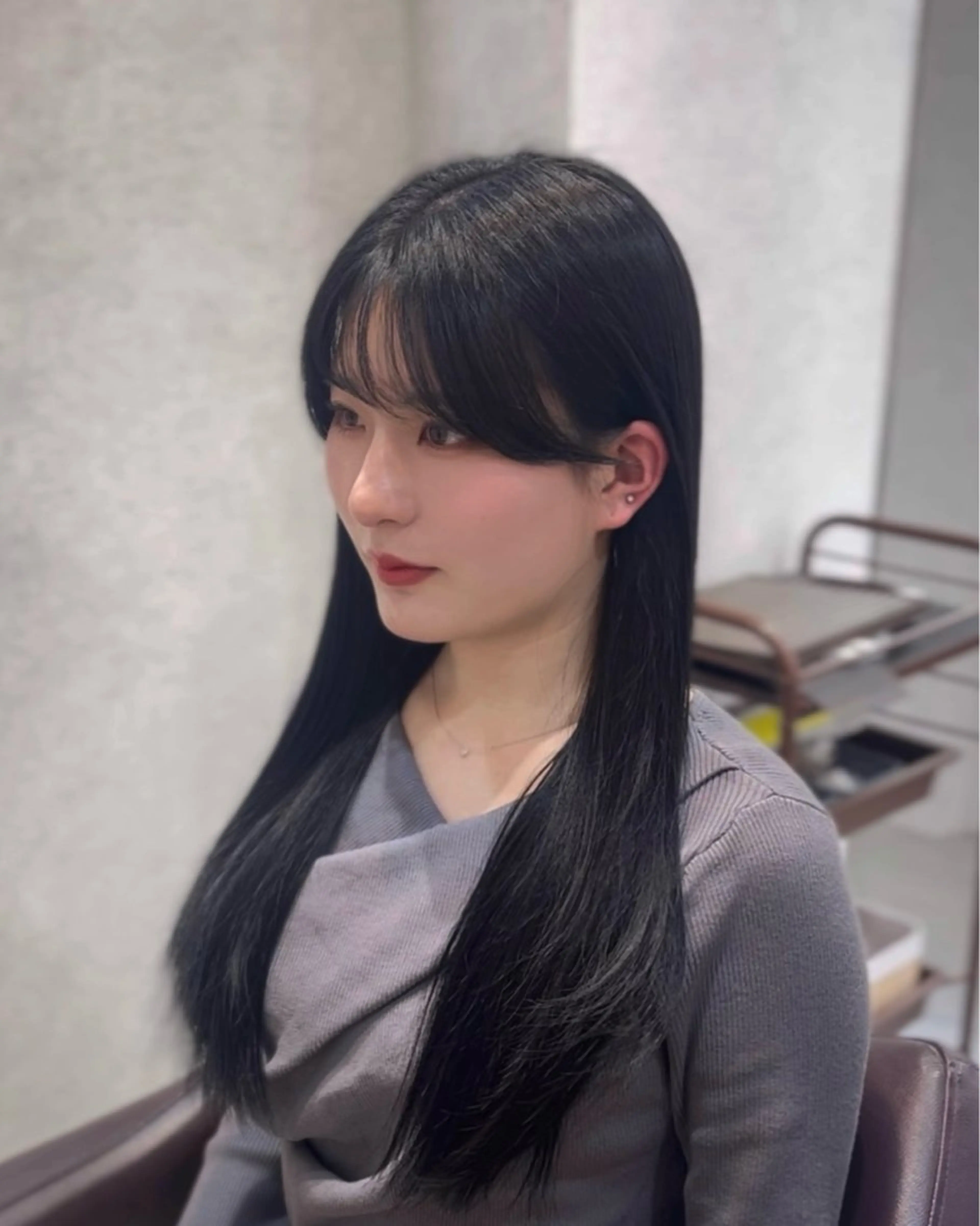 ロング カラー suzuka/透明感 カラー 美髪縮毛矯正のヘアスタイル