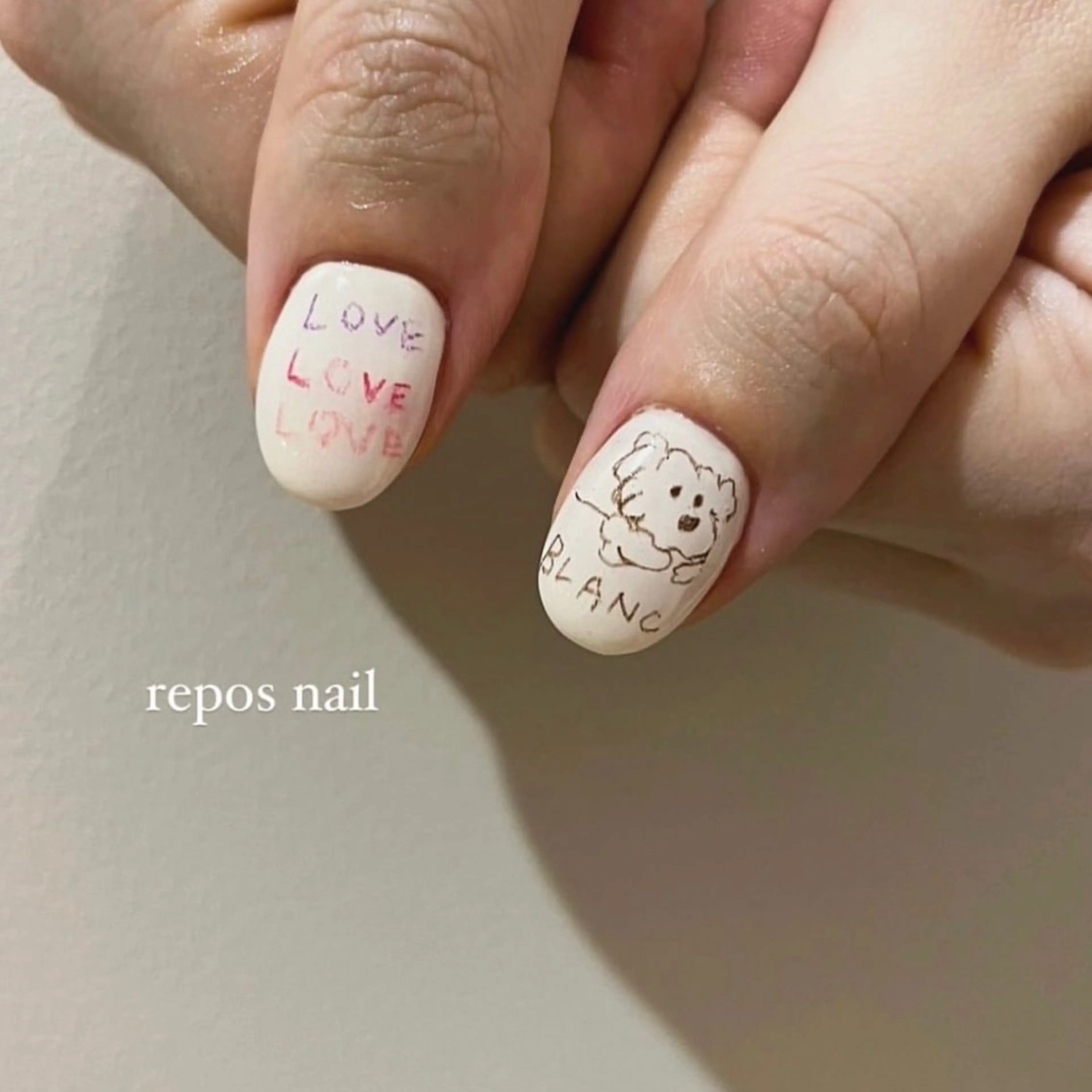 ネイル アートネイル ハンドネイル repos-ルポ-所属・repos yoshitomeのネイルデザイン