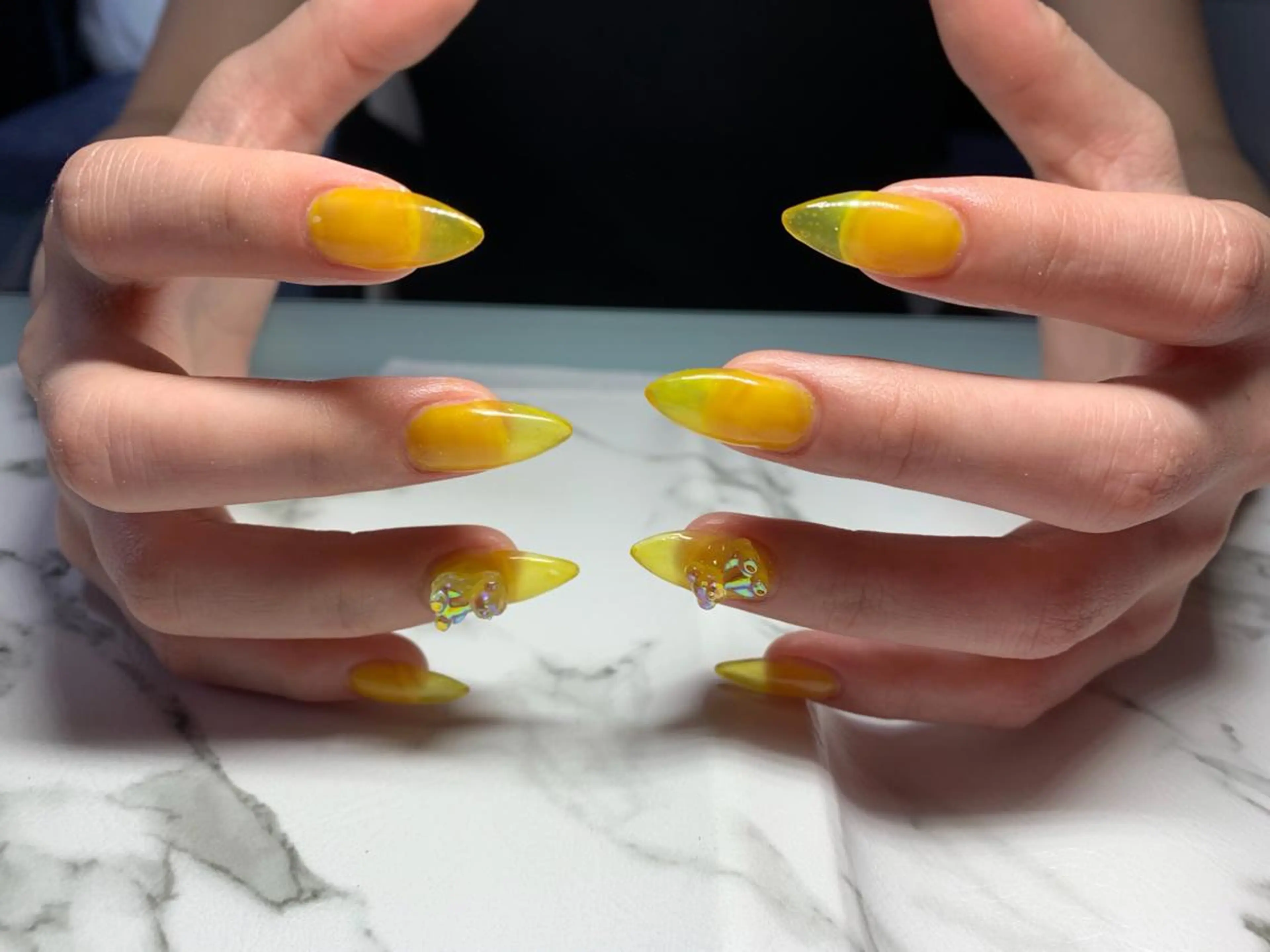 ネイル クリアネイル ワンカラーネイル スカルプネイル ハンドネイル x.1.0.nail ♡Cのネイルデザイン
