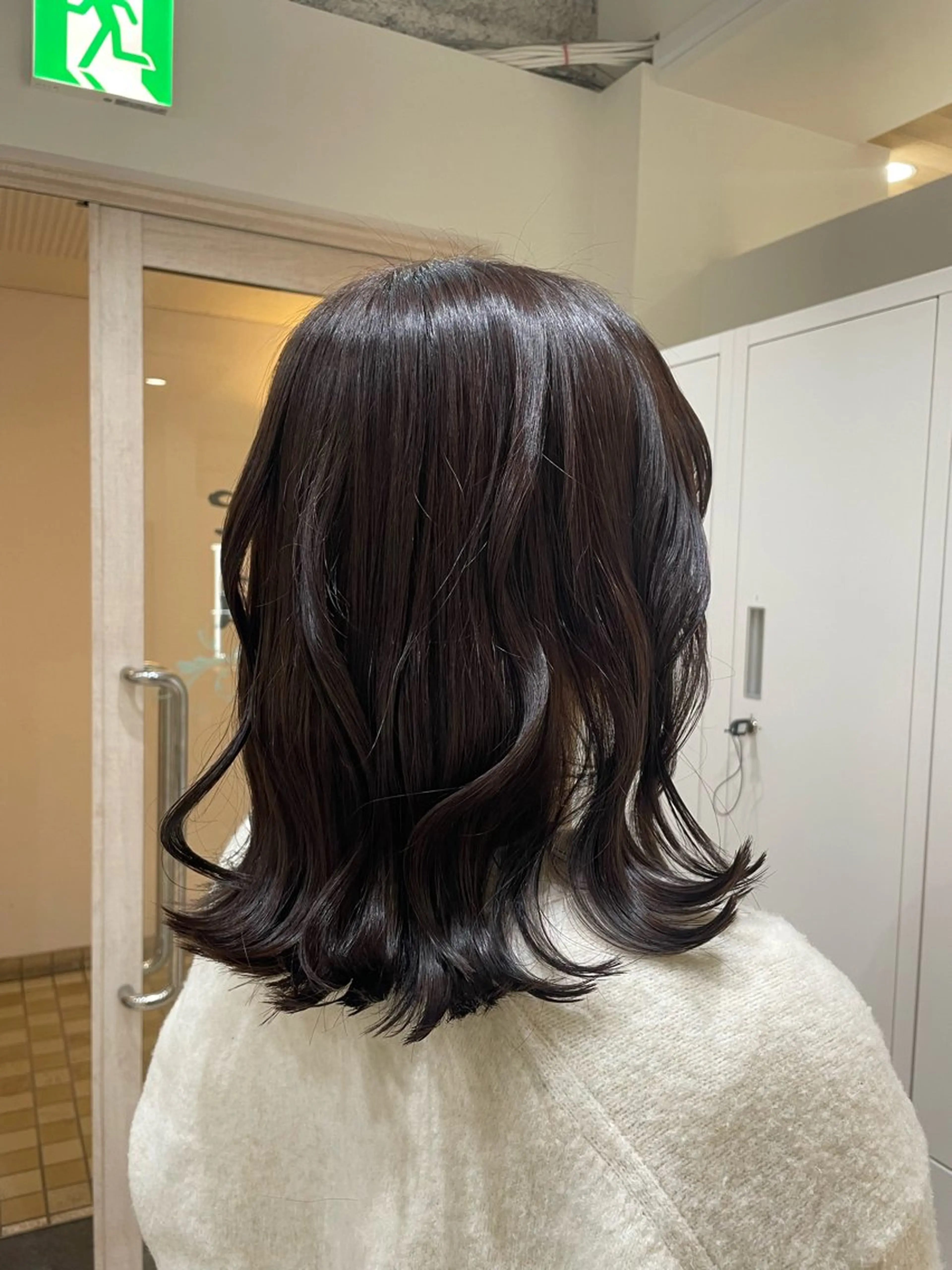 ミディアム カラー ブラウンカラー littleesta ASAのヘアスタイル