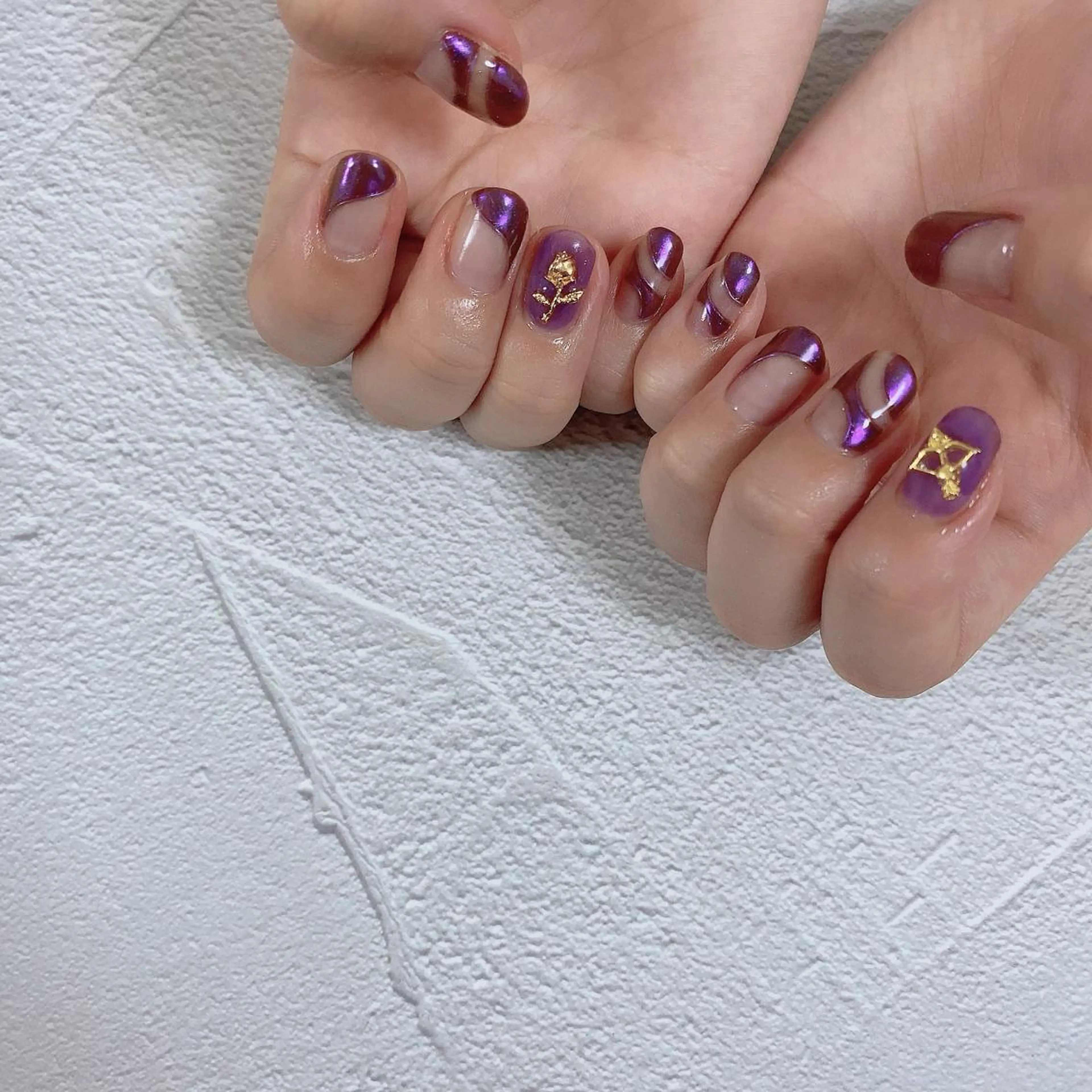 ネイル ミラーネイル SOL NAILのネイルデザイン