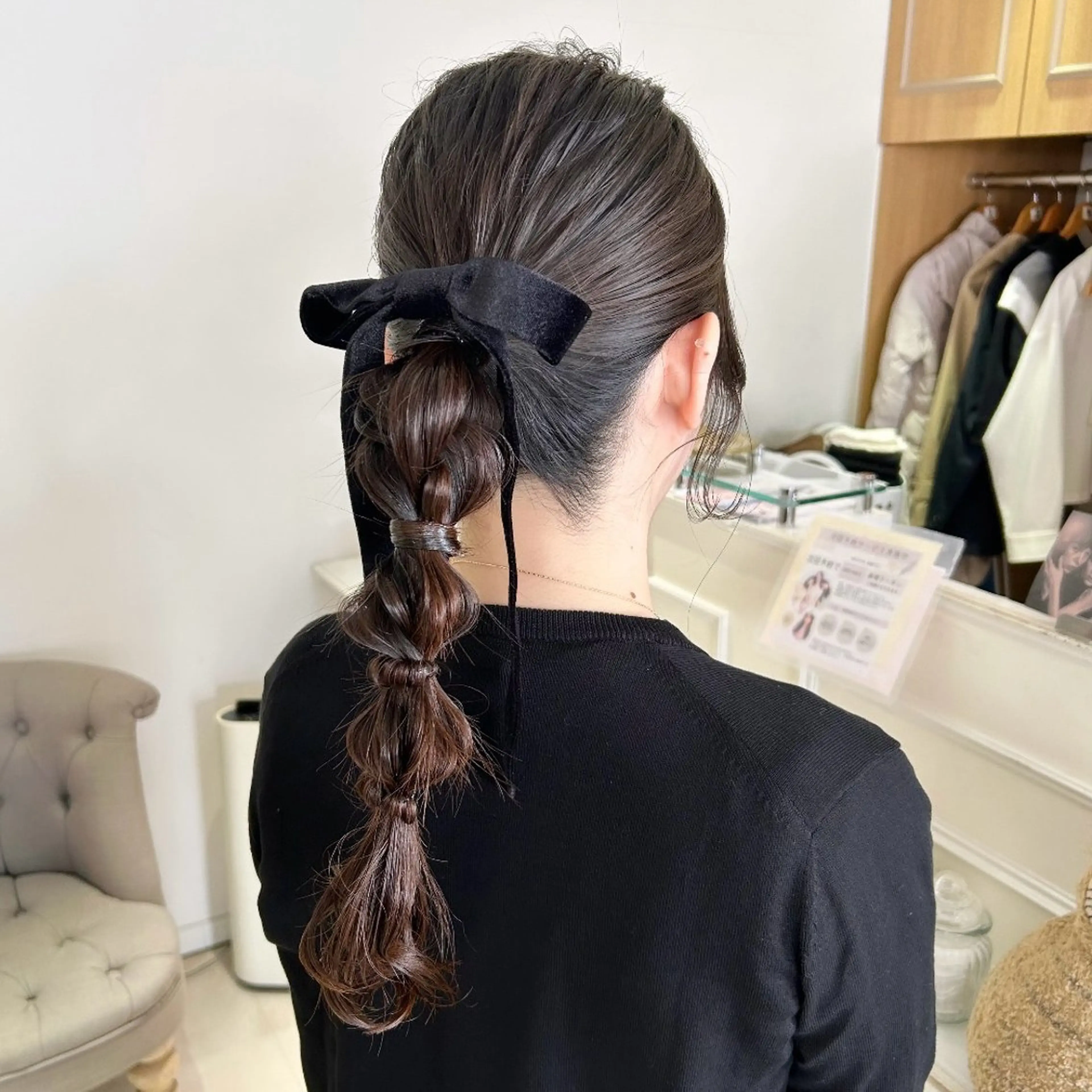 ロング カラー ヘアアレンジ ヘアセット 吉水 彩乃 /ボブ/透明感カラーのヘアスタイル