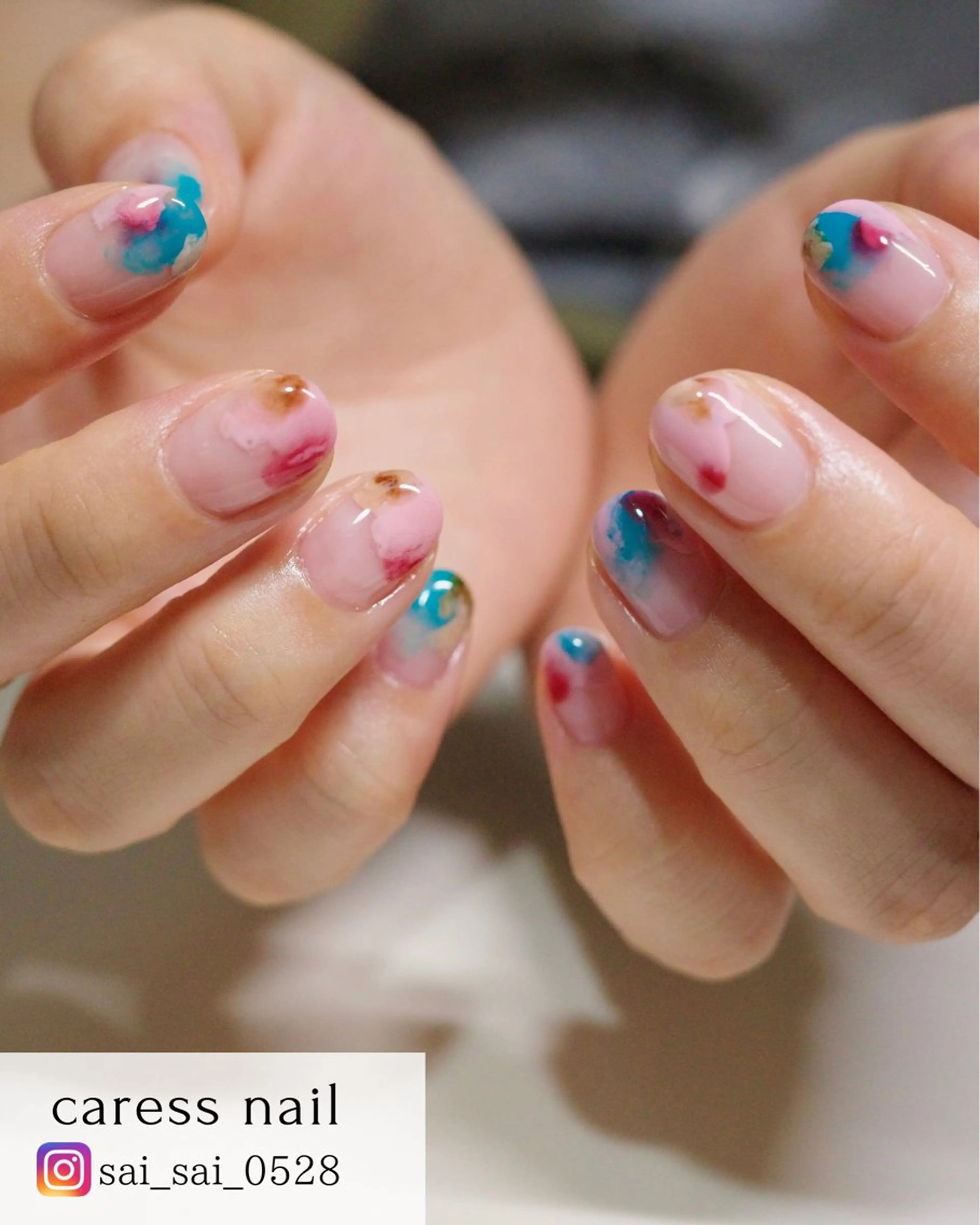 ネイル caress  nail カレスネイル　代々木上原所属・カレスネイル さいのネイルデザイン