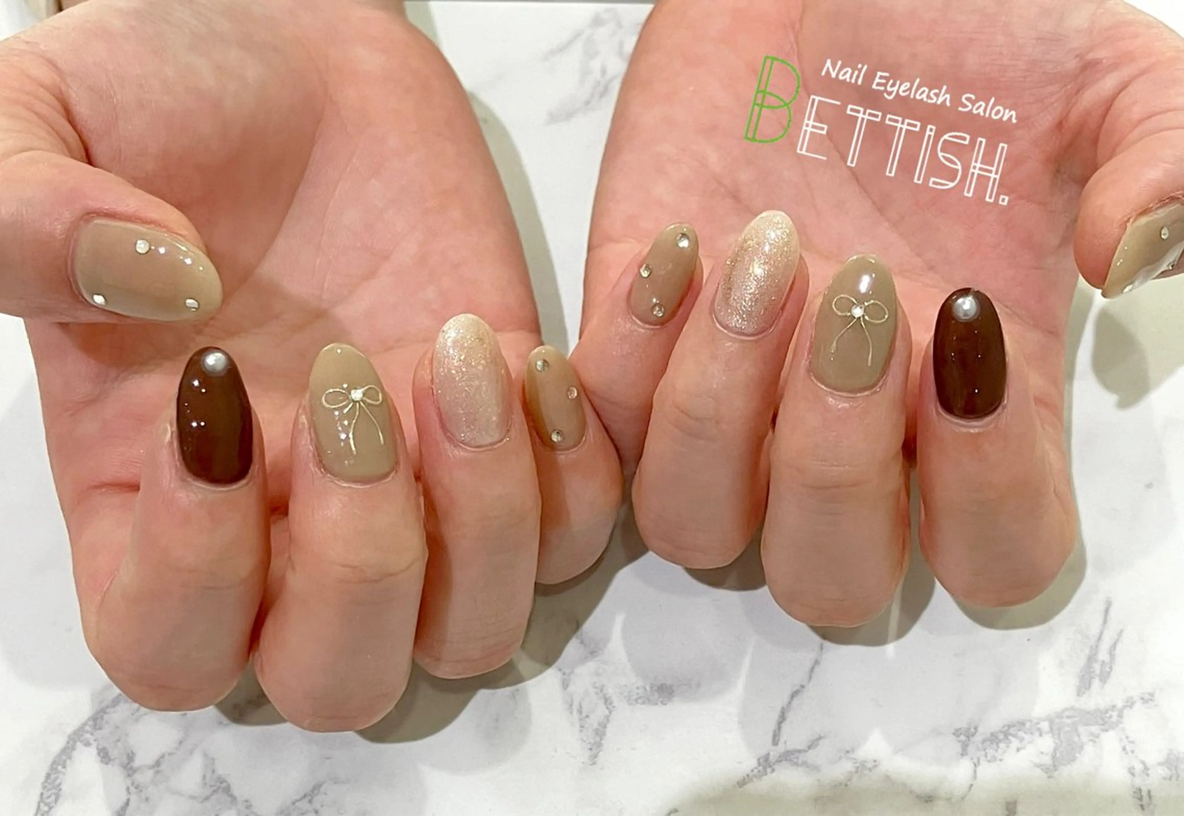 ネイル バレンタイン ハンドネイル BETTISH. KUMIKO☺︎︎のネイルデザイン