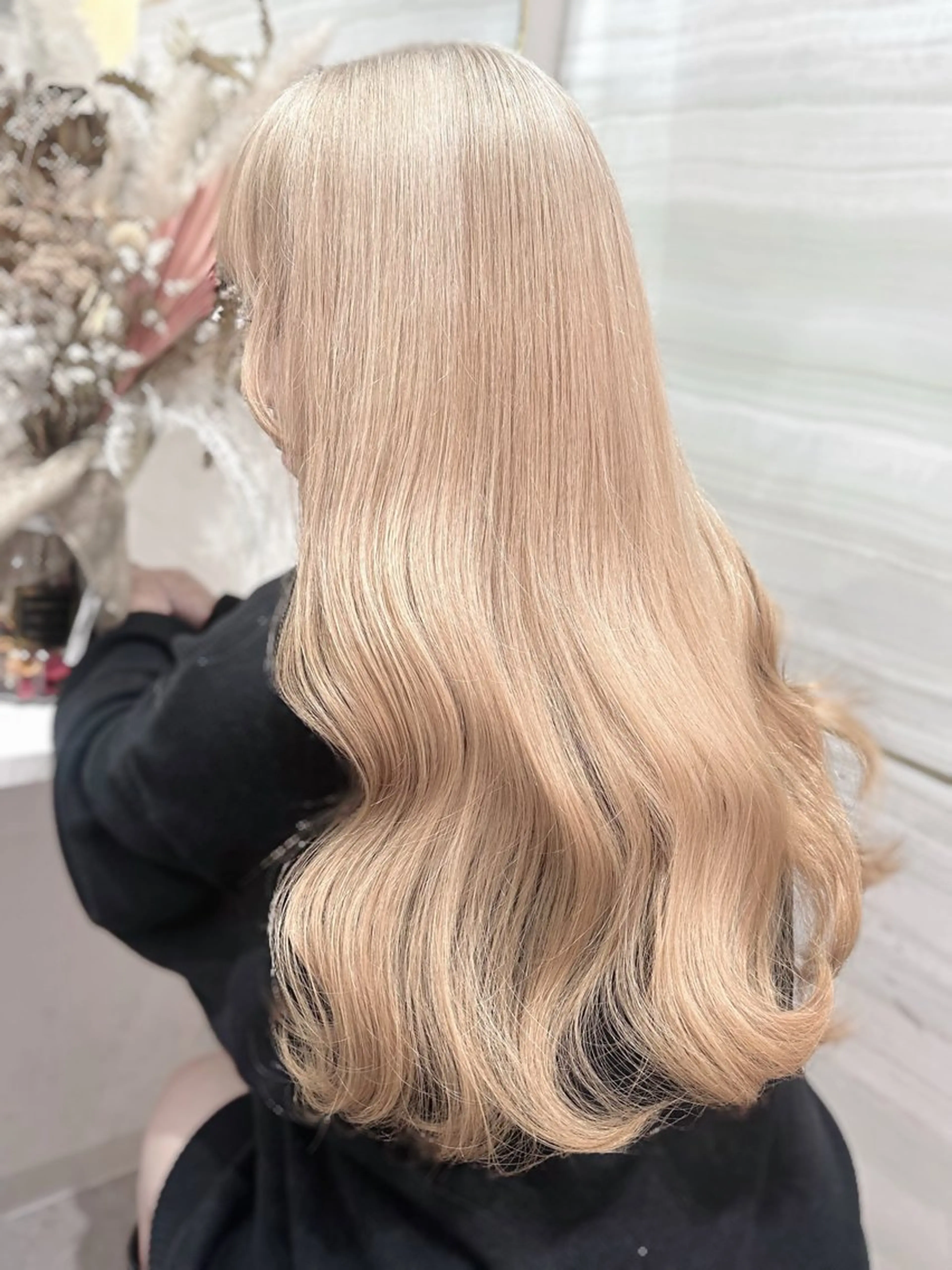 ロング カラー ベージュカラー ブリーチ ブロンド ブラウンカラー ハイトーンカラー 🦋高瀬寛菜🦋 韓国/ブリーチのヘアスタイル