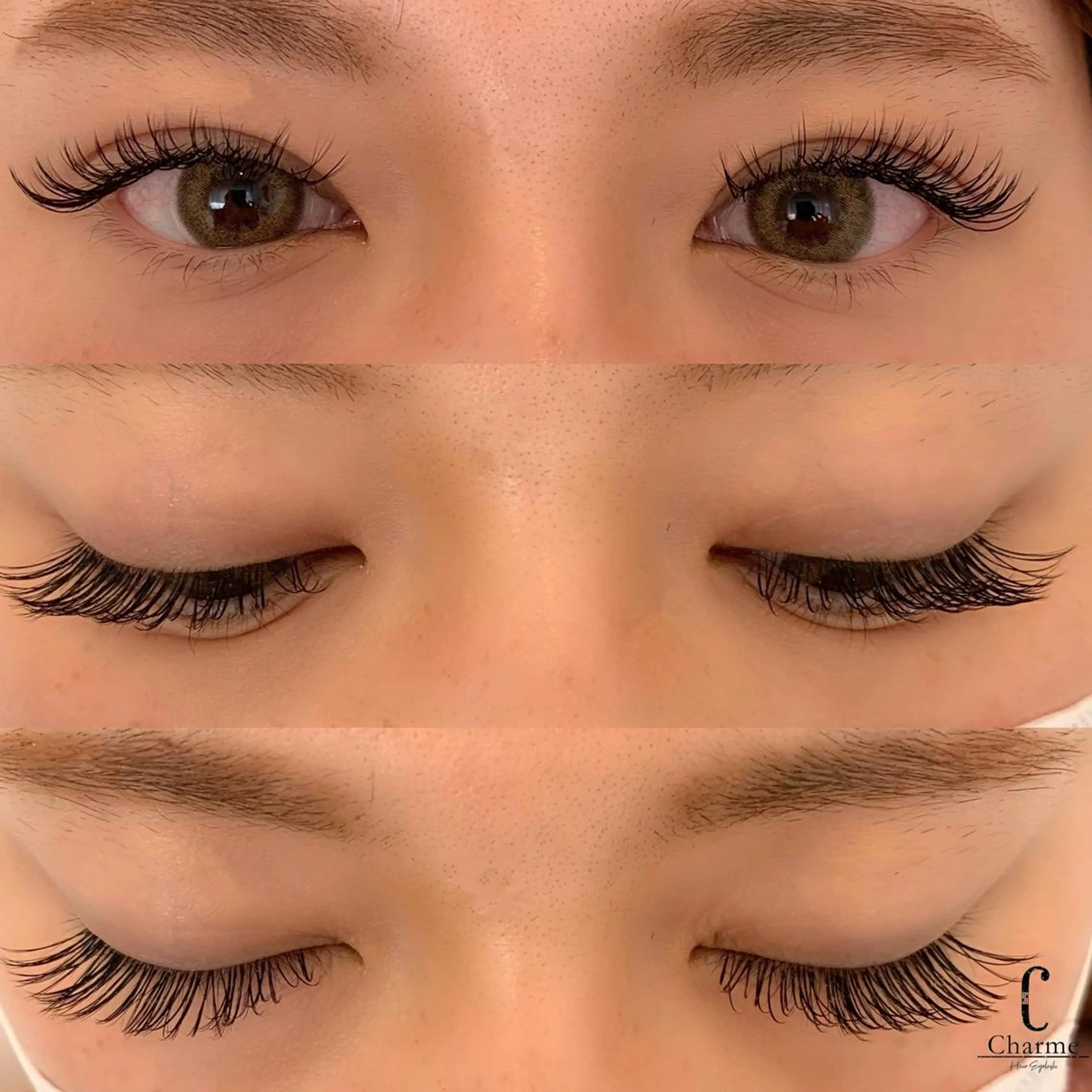 マツエク・マツパ バインドロック 完全個室‼︎Charme(シャルム)美容室併設eyelashサロン所属・【Charme 】 シャルムのマツエク・マツパデザイン