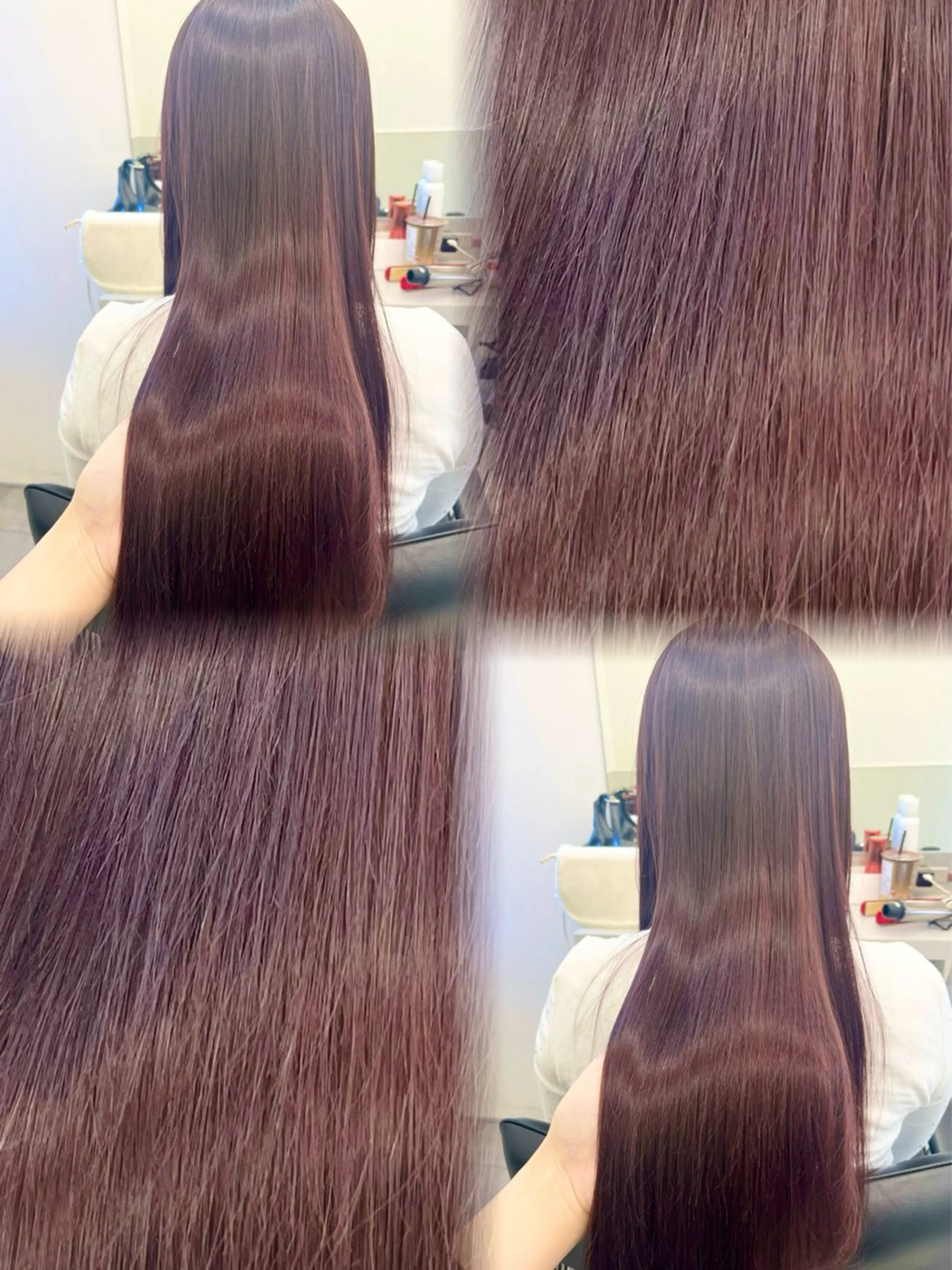 ロング カラー ブリーチ 透明感カラー ダブルカラー ブリーチなしカラー ロング ヘアカラー GOTODAYシェアサロン所属・天野 利咲のヘアスタイル