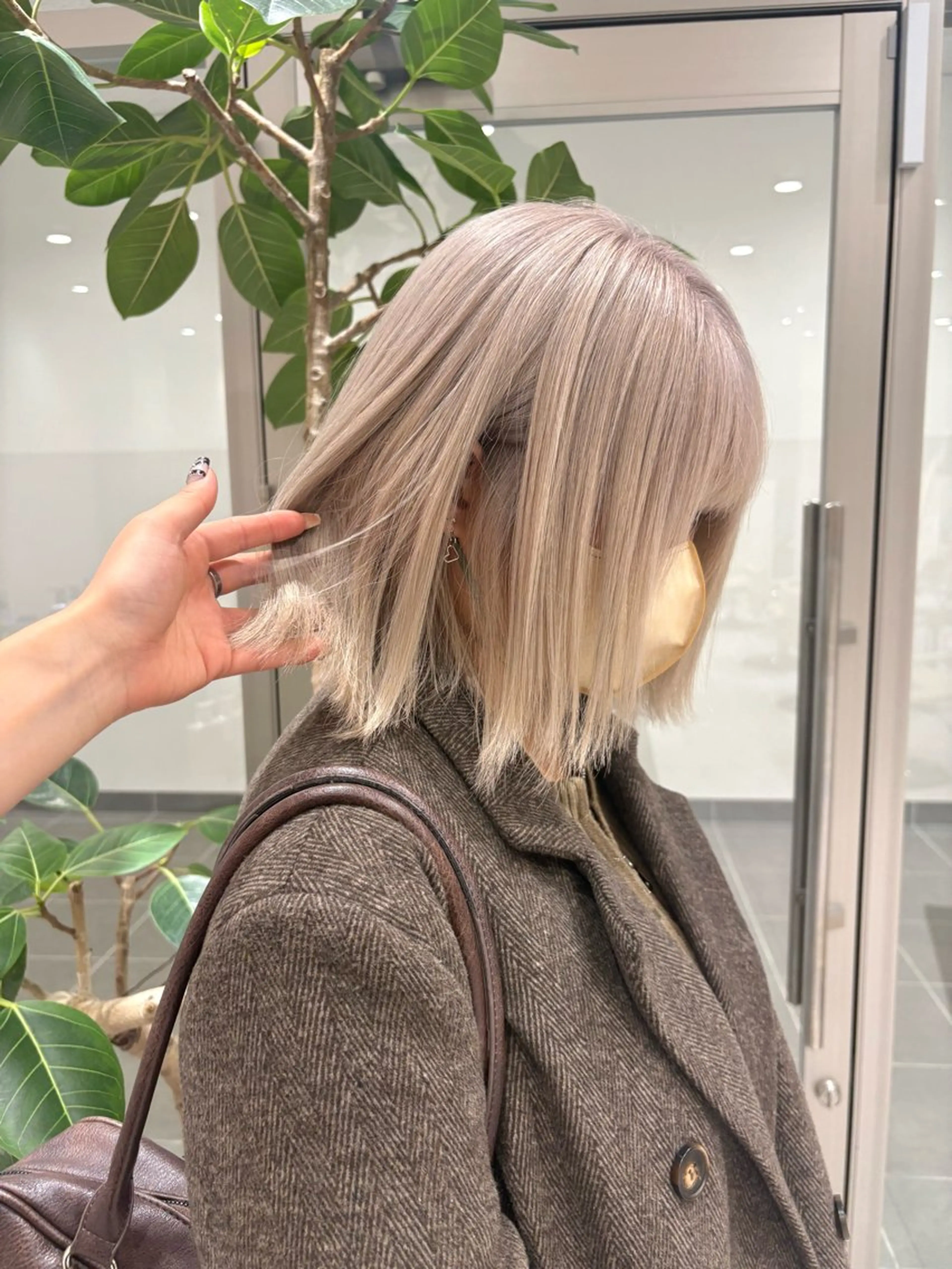 ミディアム カット ヘアカラー バレイヤージュ/ヘア アレンジ/shionのヘアスタイル