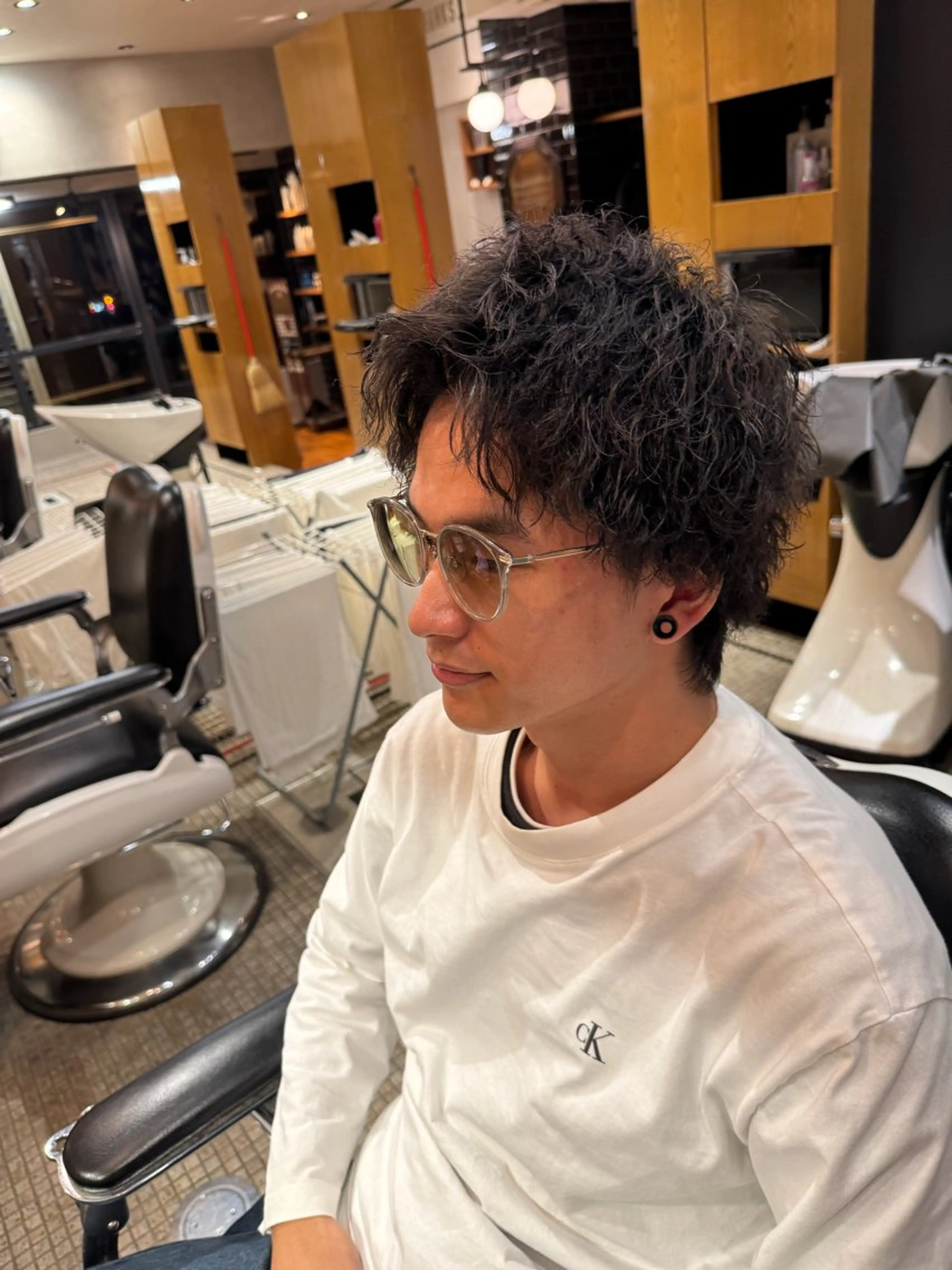 ミディアム ミディアムパーマ shift赤坂店所属・武井 颯太のヘアスタイル