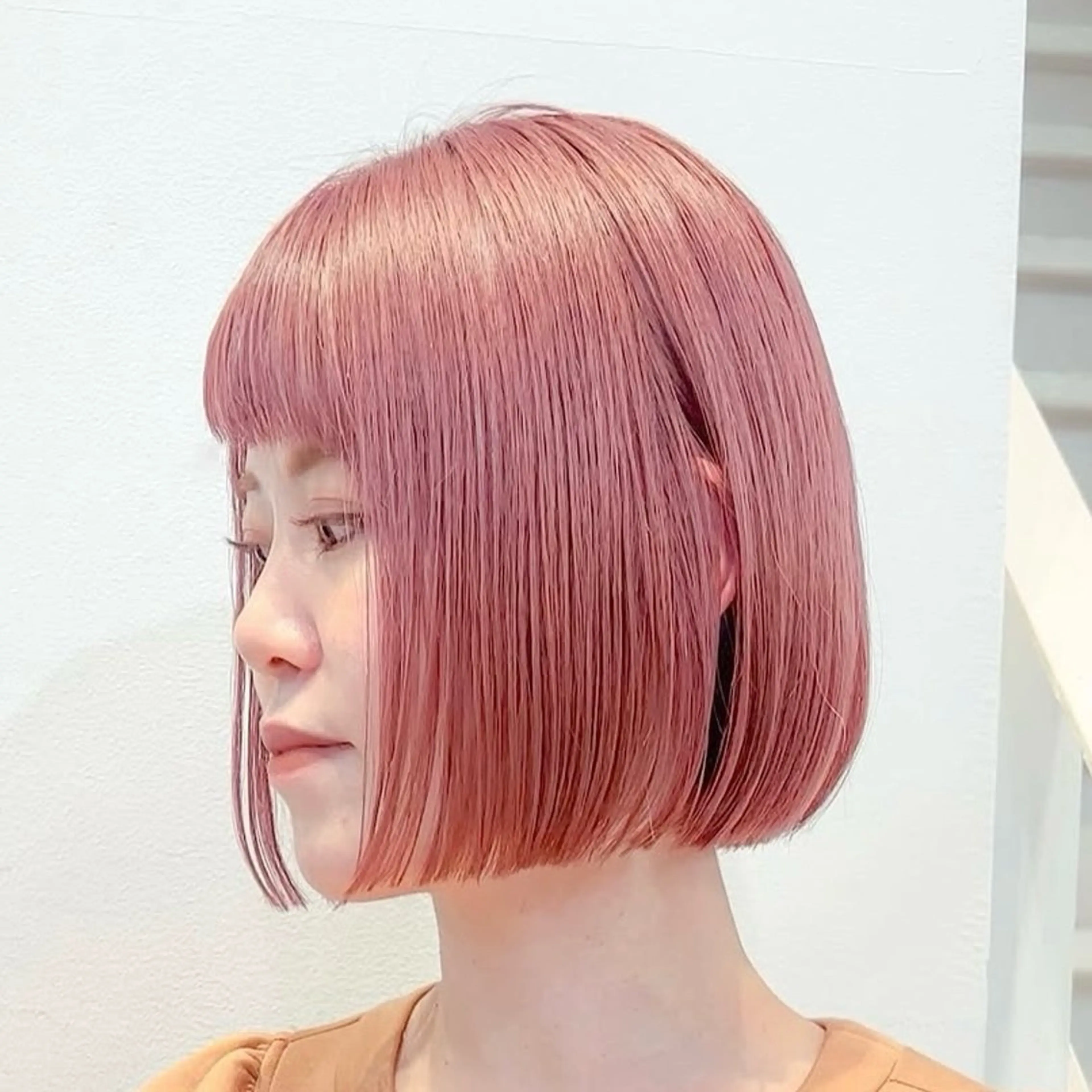 ショート カラー カット ヘアカラー トリートメント 🎀韓国ボブ/ハイト ーン/まりん🎀のヘアスタイル