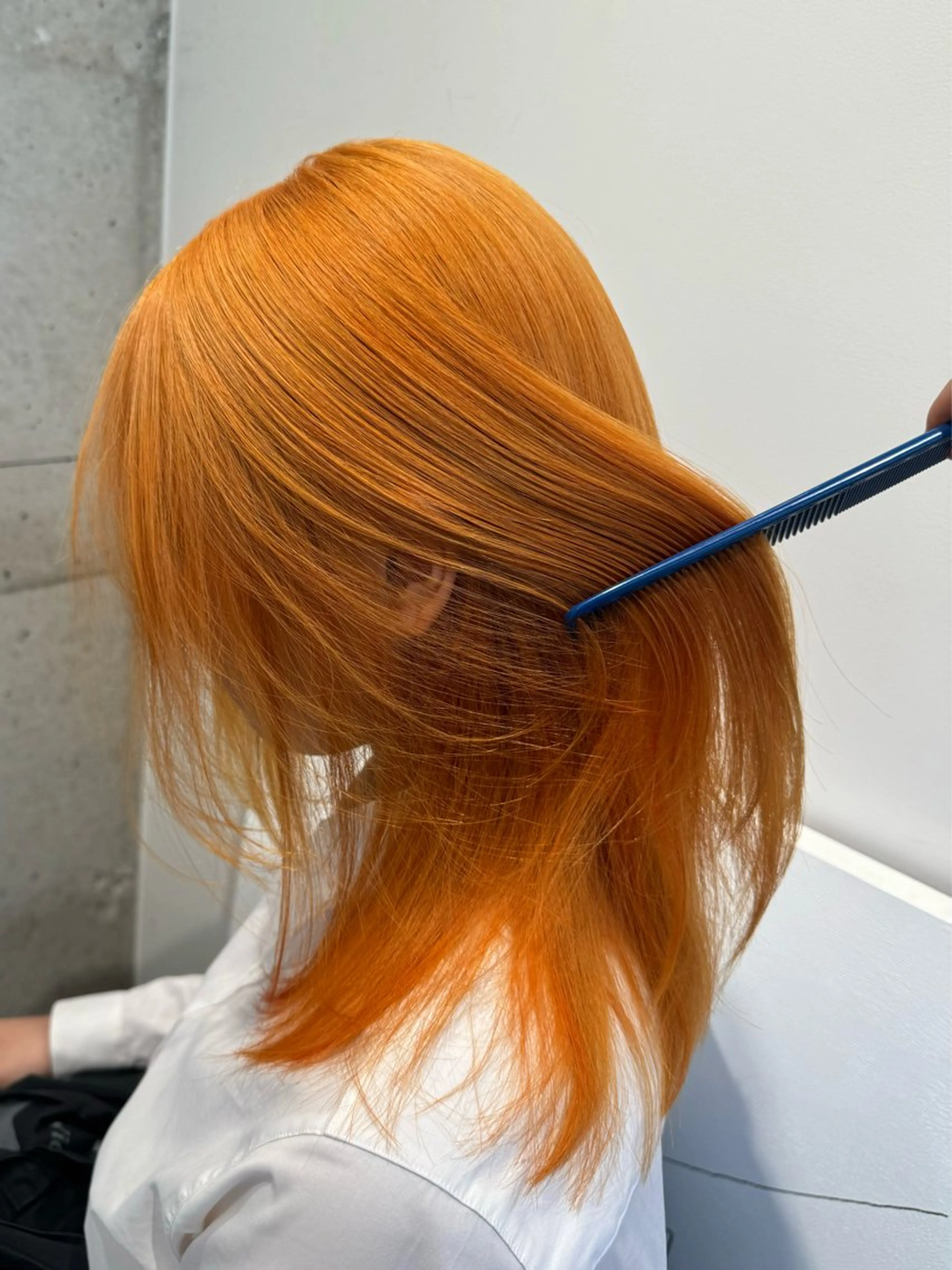 ミディアム ケアカラー 髪質改善 似合わせカット 【NEWI 天王寺店 】 Fukaのヘアスタイル