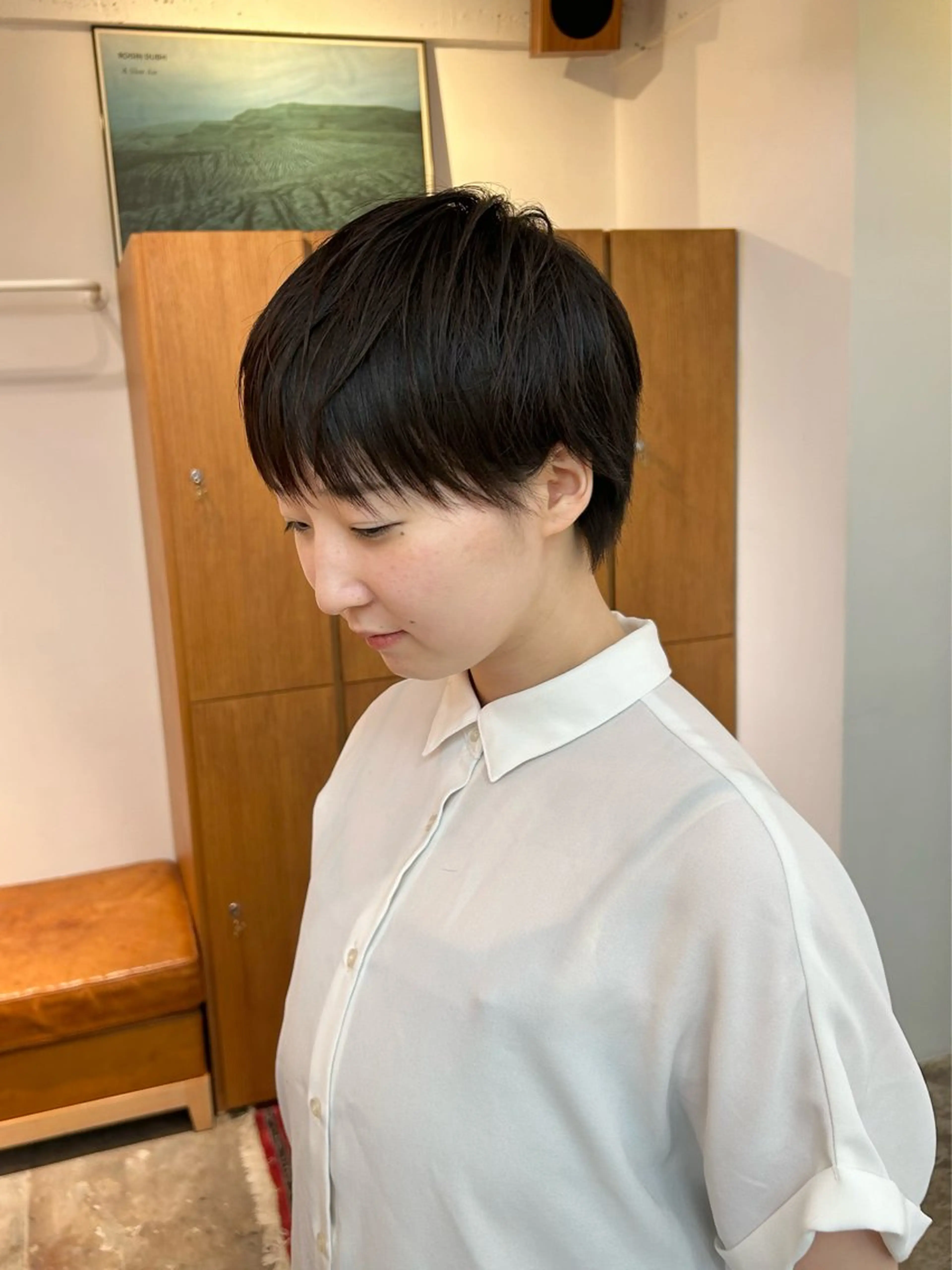 ショート ENIEN MAKE'S 立川所属・綾/ベージュカラー /パーマ🩰のヘアスタイル