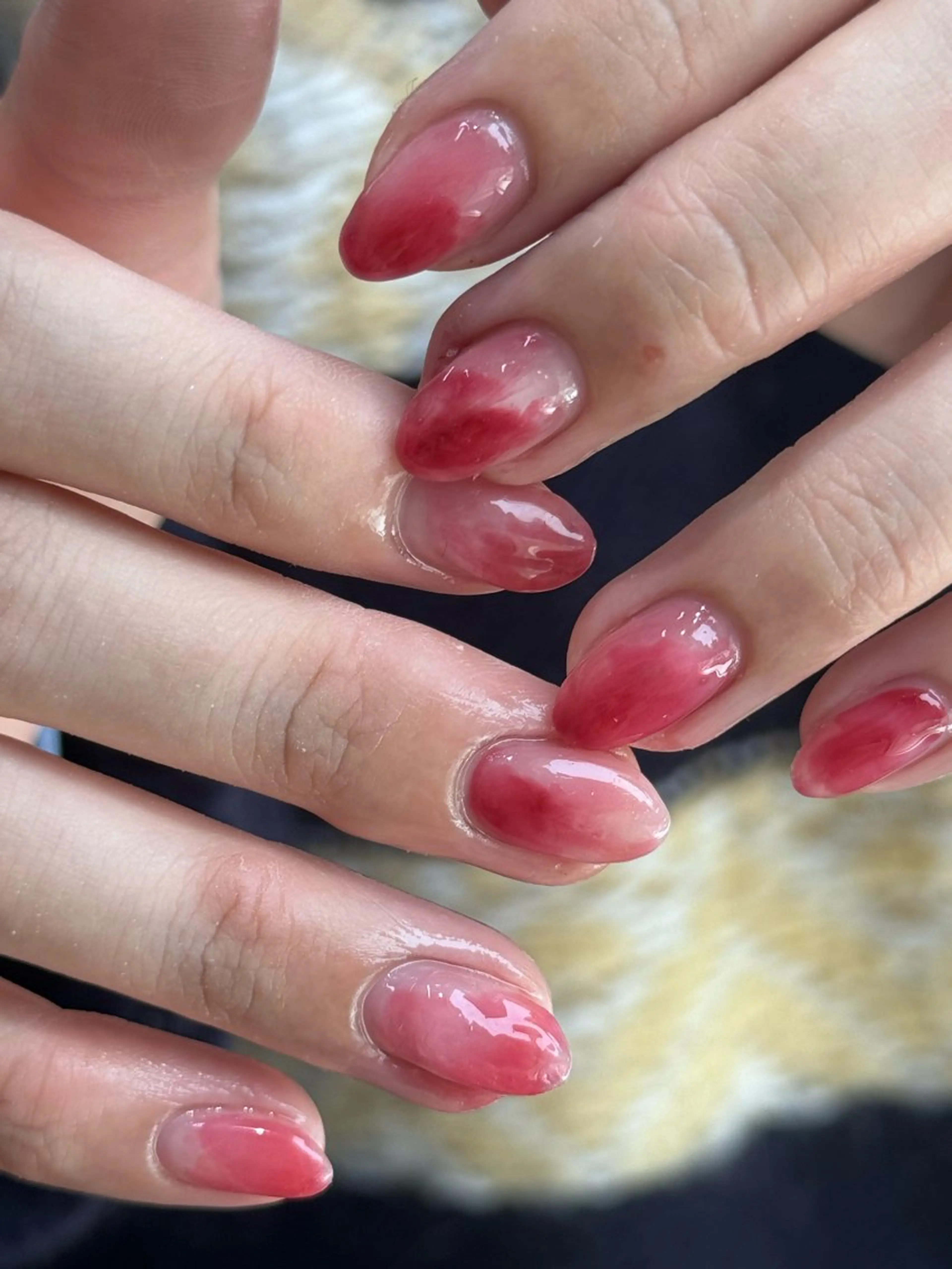 ネイル フレンチネイル マグネットネイル メンズネイル ニュアンスネイル ワンカラーネイル ハンドネイル GRANDE大須 Cecil💜のネイルデザイン