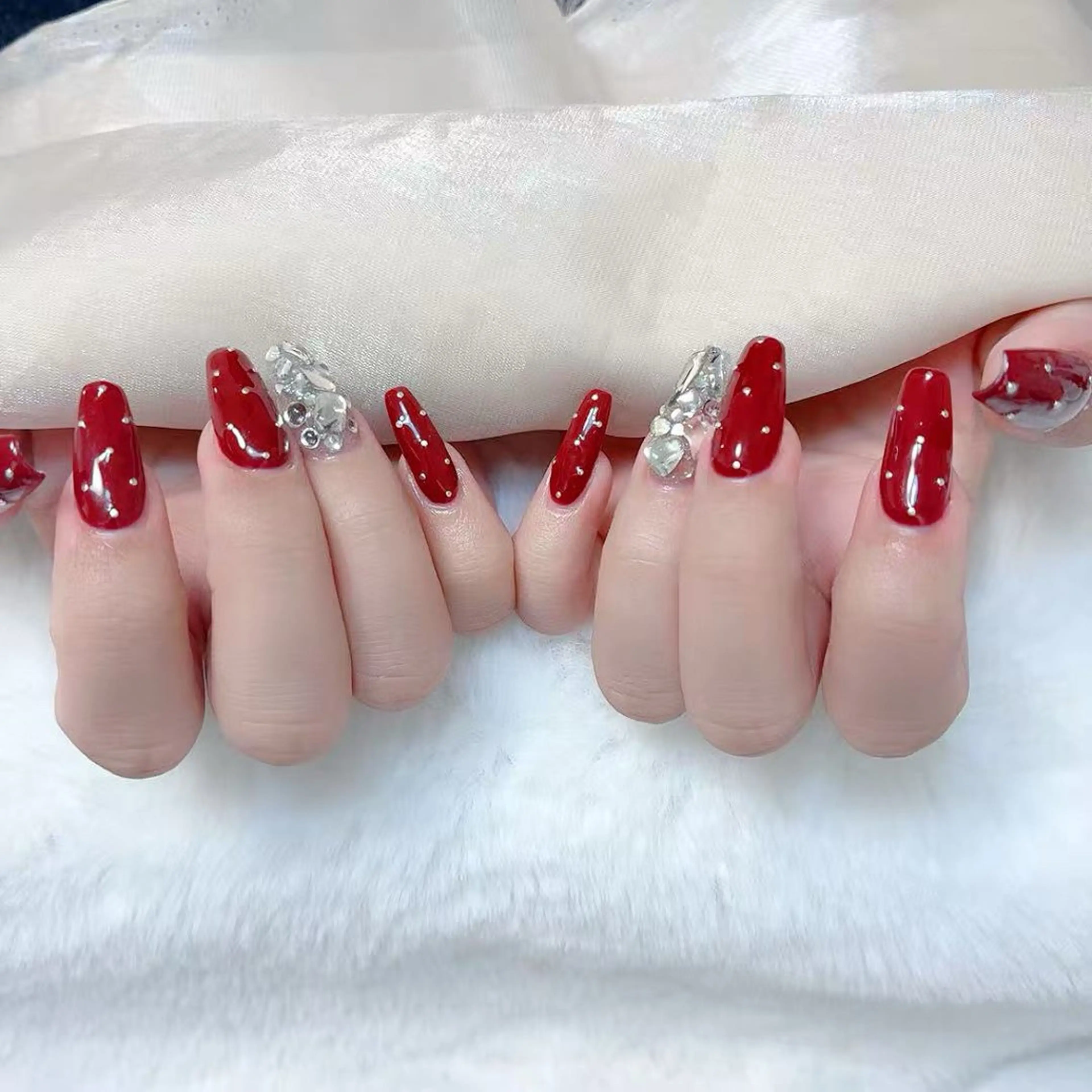 ネイル アニマル柄 アートネイル チークネイル フラッシュネイル フットネイル ハンドネイル 長さだし/持込/ ins風ネイル/Umのネイルデザイン