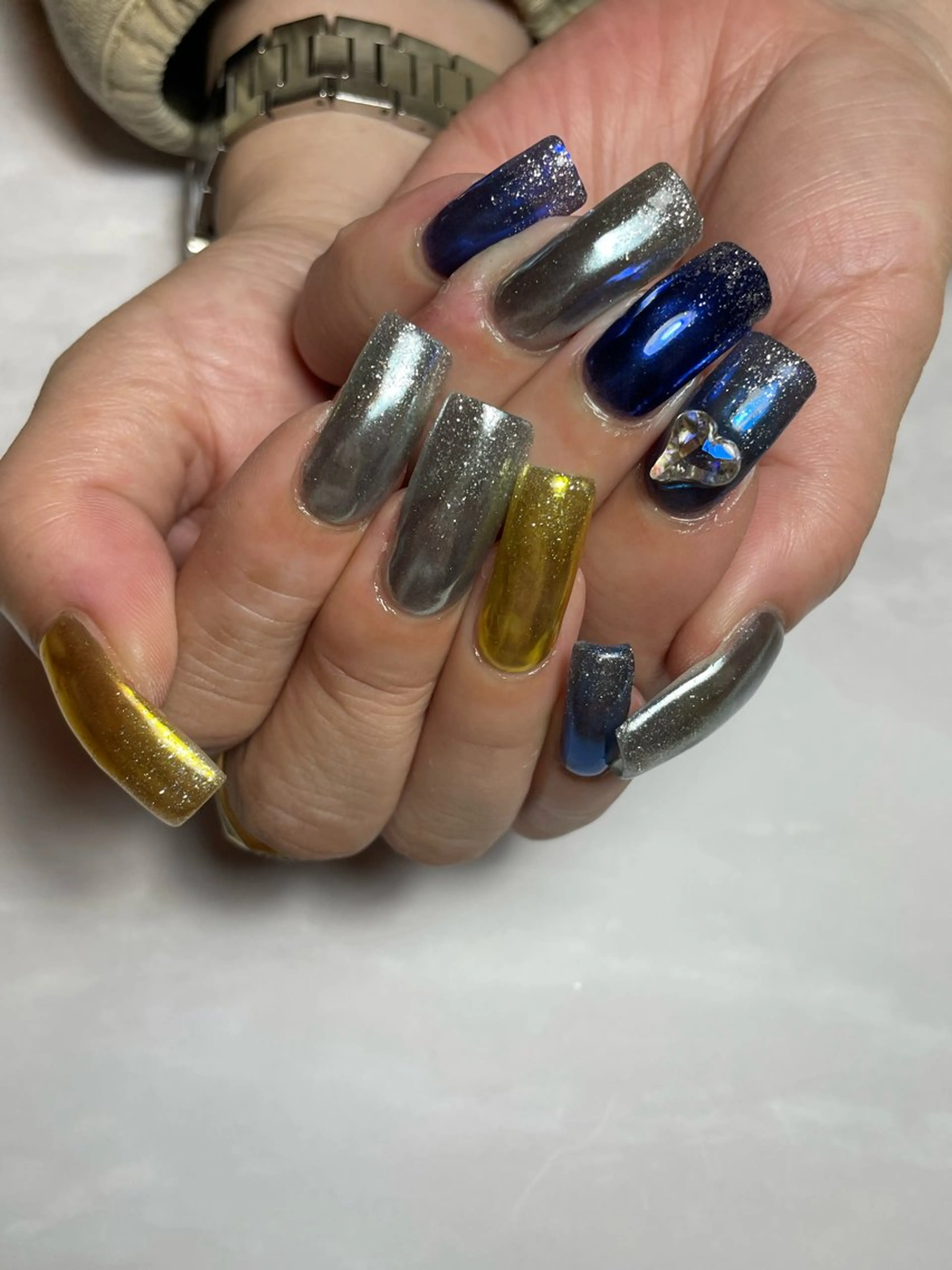 ネイル ロングネイル スカルプネイル ︎︎☾ minami︎︎☾のネイルデザイン