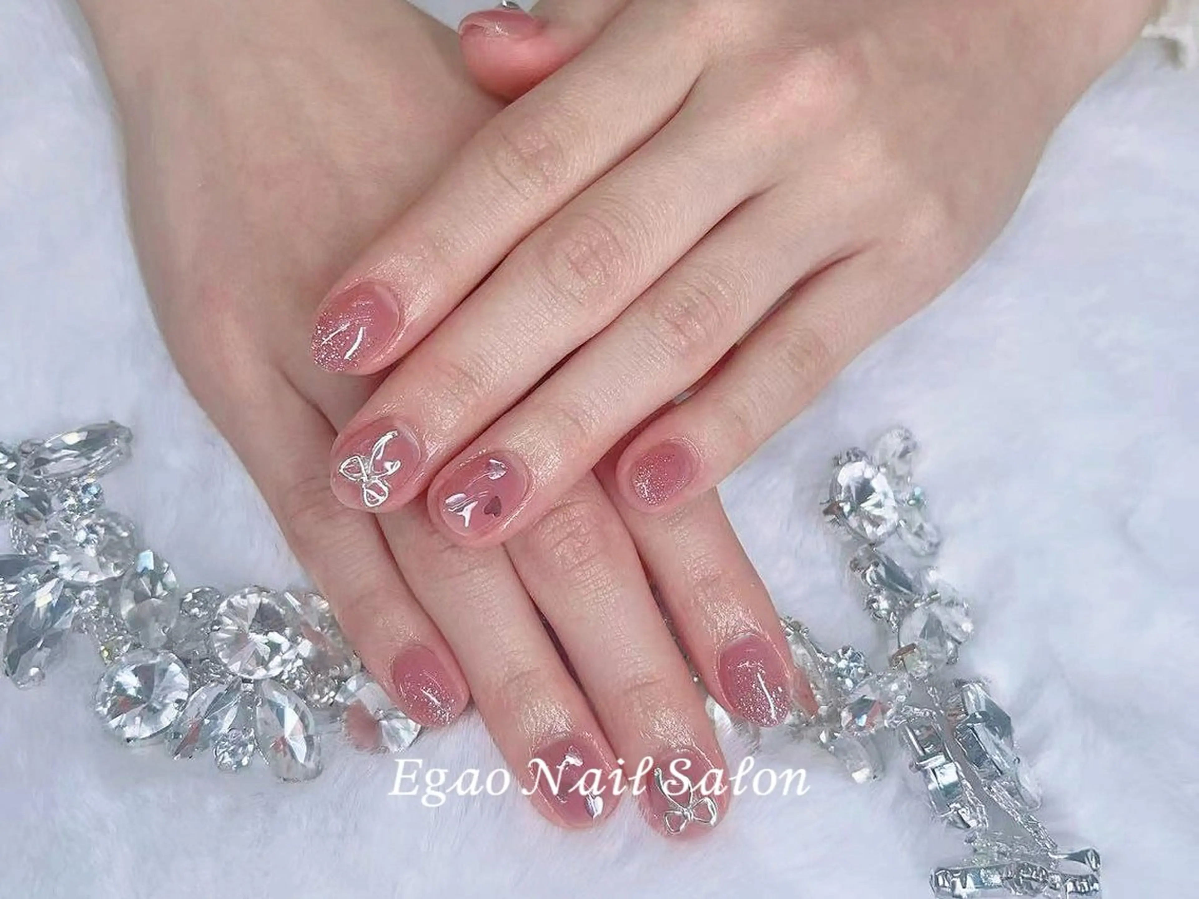 ネイル アートネイル フットネイル フレンチネイル ジェルネイル 持ち込み ハンドネイル Egao Nail Salonのネイルデザイン